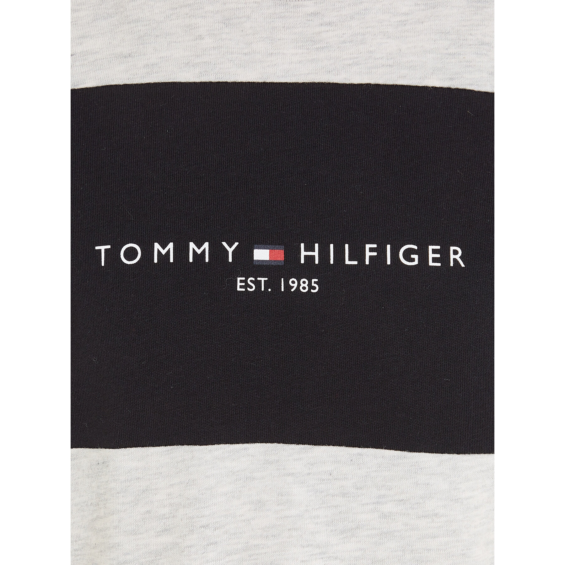 Tommy Hilfiger Тишърт Colorblock KB0KB08552 S Сив Regular Fit - Pepit.bg