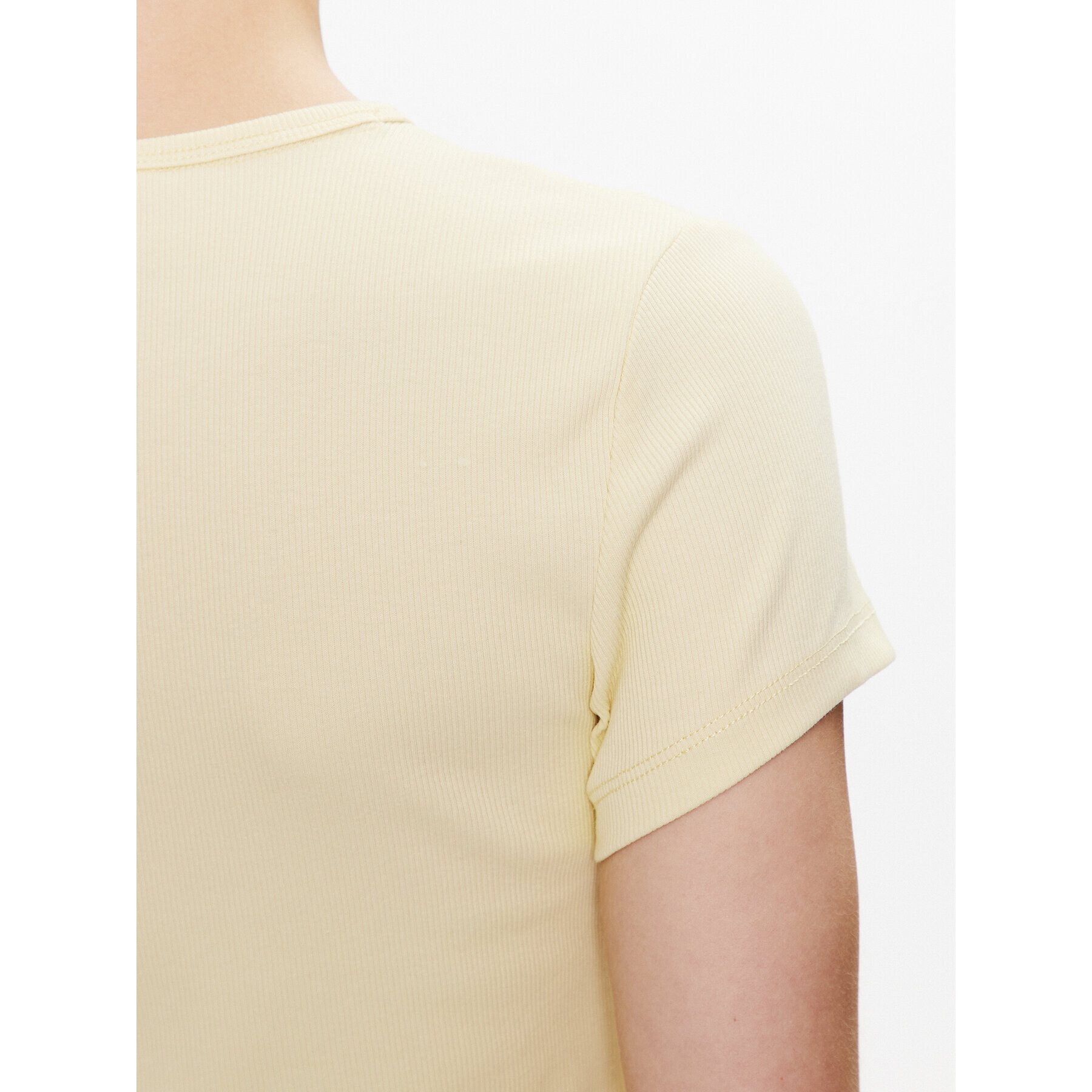 Tommy Hilfiger Тишърт DW0DW14876 Жълт Regular Fit - Pepit.bg