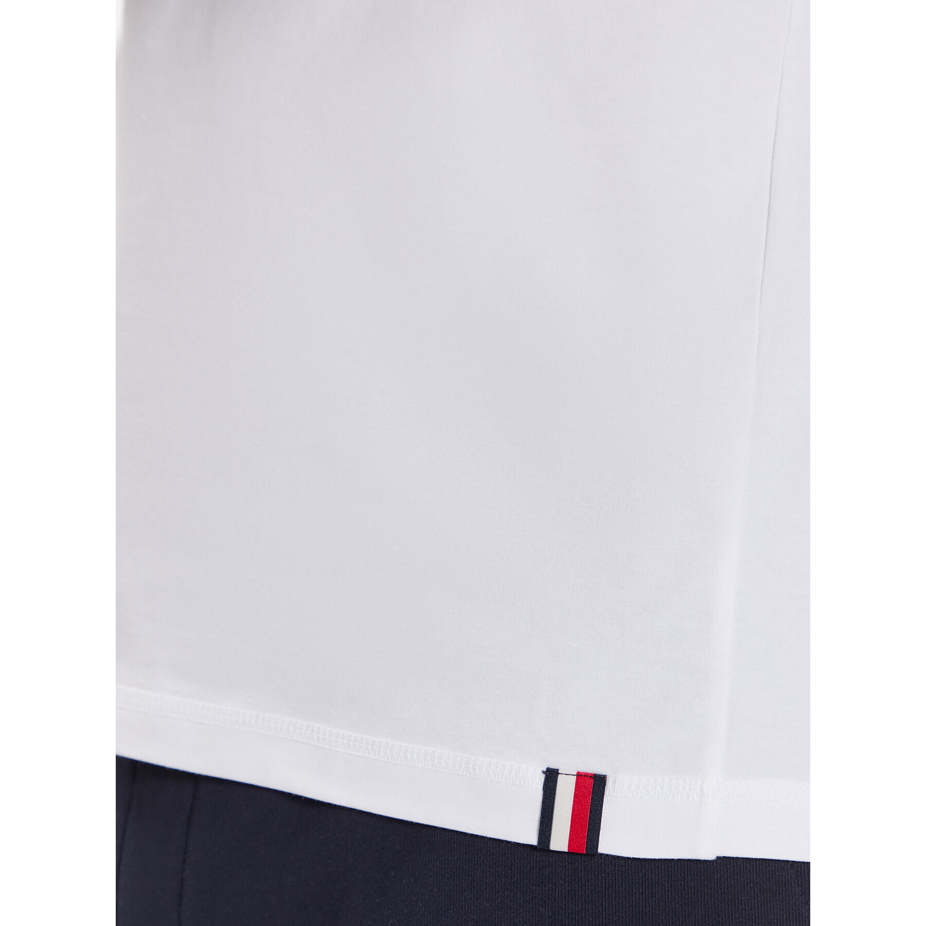 Tommy Hilfiger Тишърт Essential Big Logo MW0MW30437 Бял Regular Fit - Pepit.bg