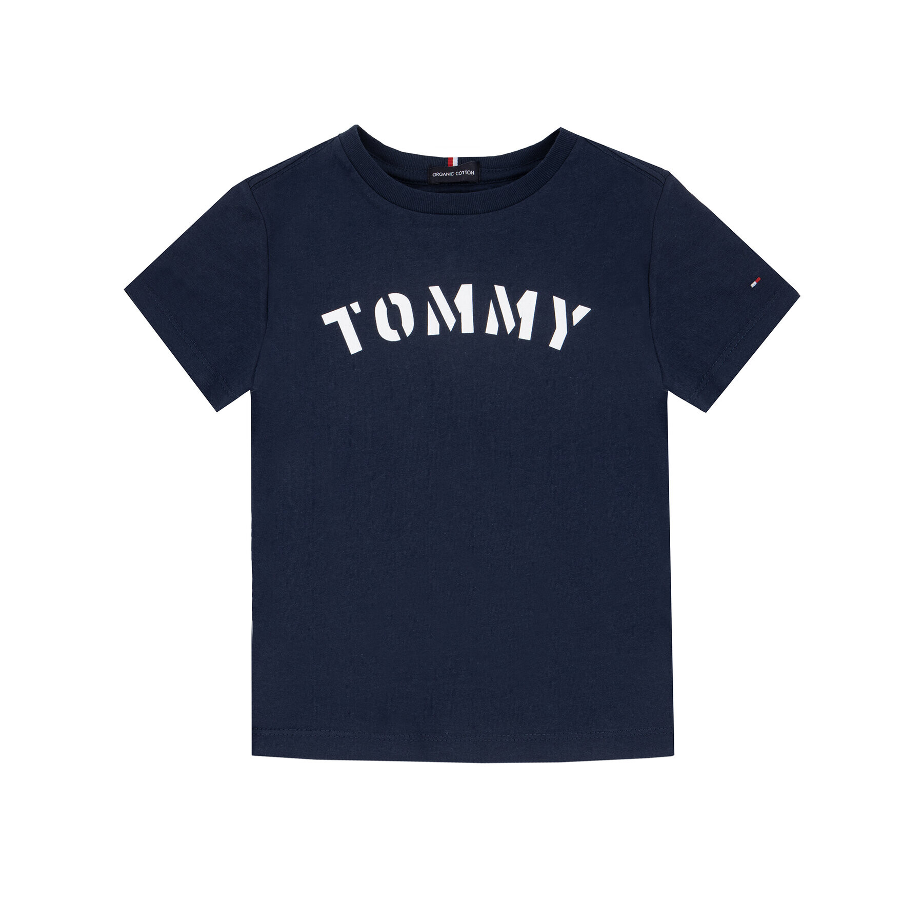 Tommy Hilfiger Тишърт Essential Graphic Tee KB0KB05427 M Тъмносин Regular Fit - Pepit.bg