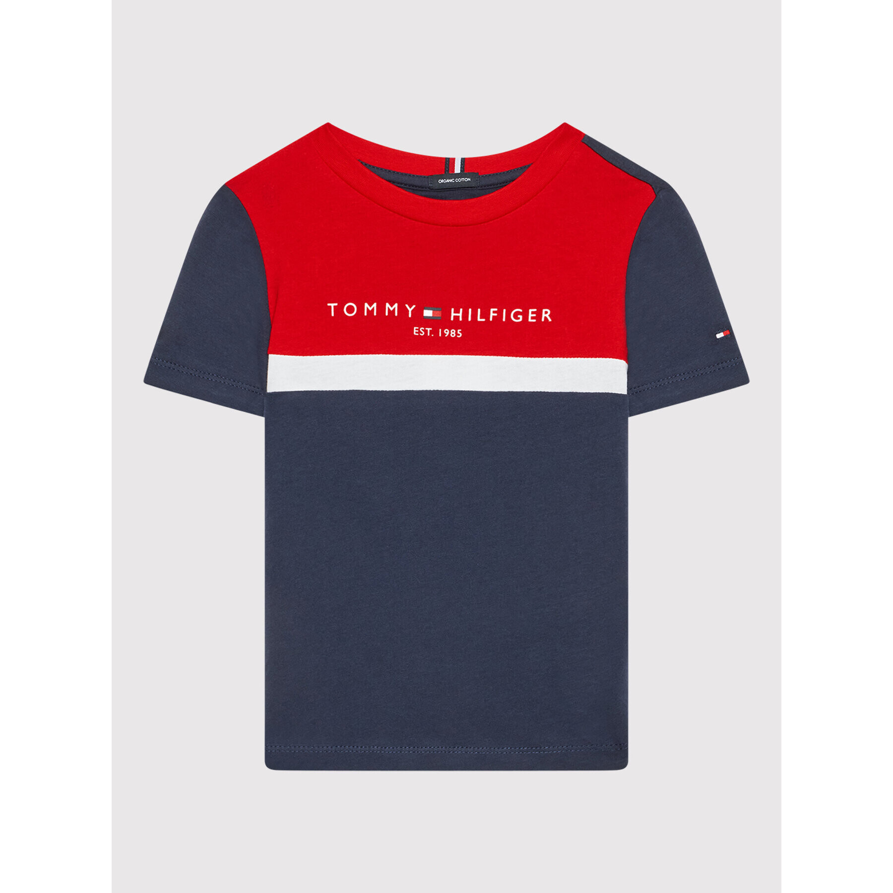 Tommy Hilfiger Тишърт Essential KB0KB06851 D Тъмносин Regular Fit - Pepit.bg