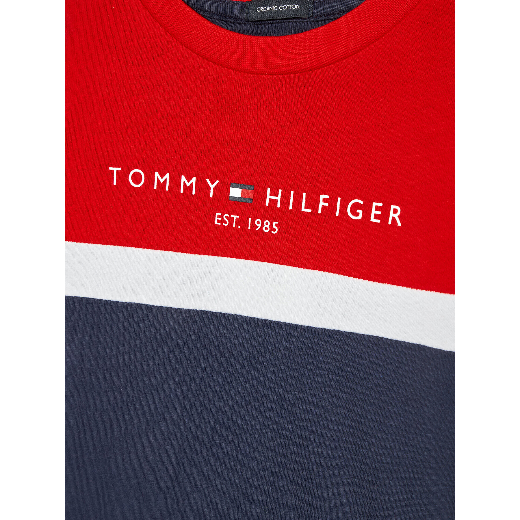 Tommy Hilfiger Тишърт Essential KB0KB06851 D Тъмносин Regular Fit - Pepit.bg