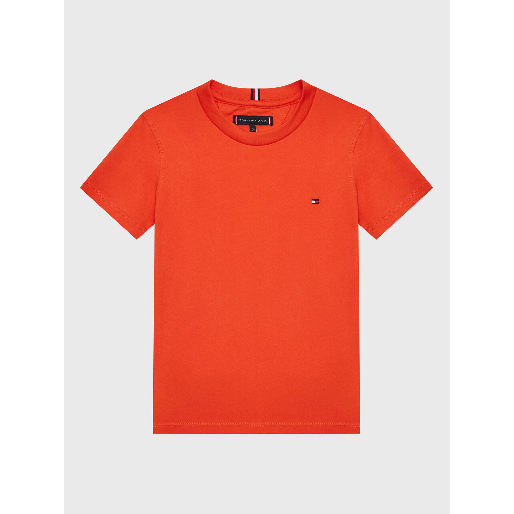 Tommy Hilfiger Тишърт Essential KB0KB06879 D Оранжев Regular Fit - Pepit.bg