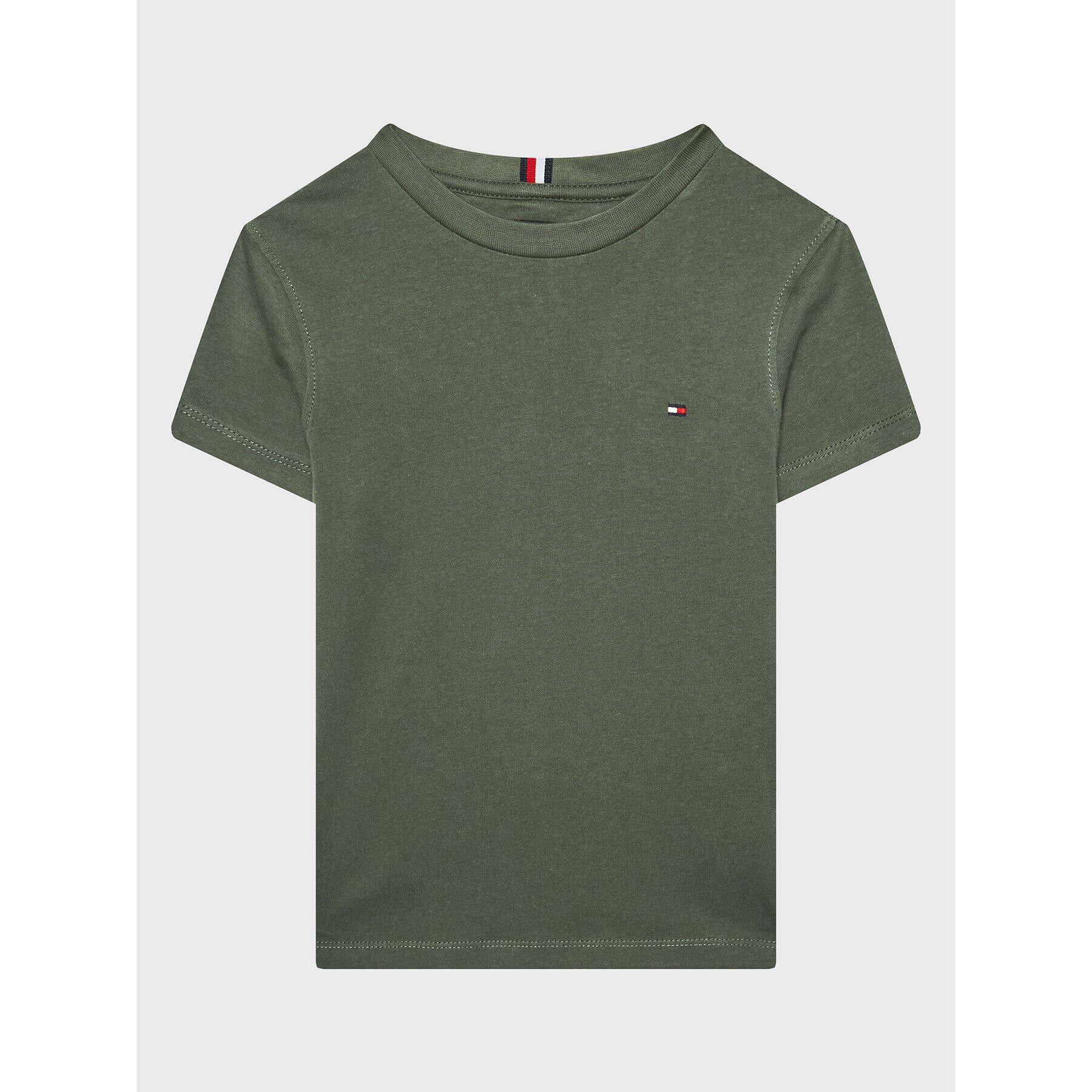 Tommy Hilfiger Тишърт Essential KB0KB06879 M Зелен Regular Fit - Pepit.bg