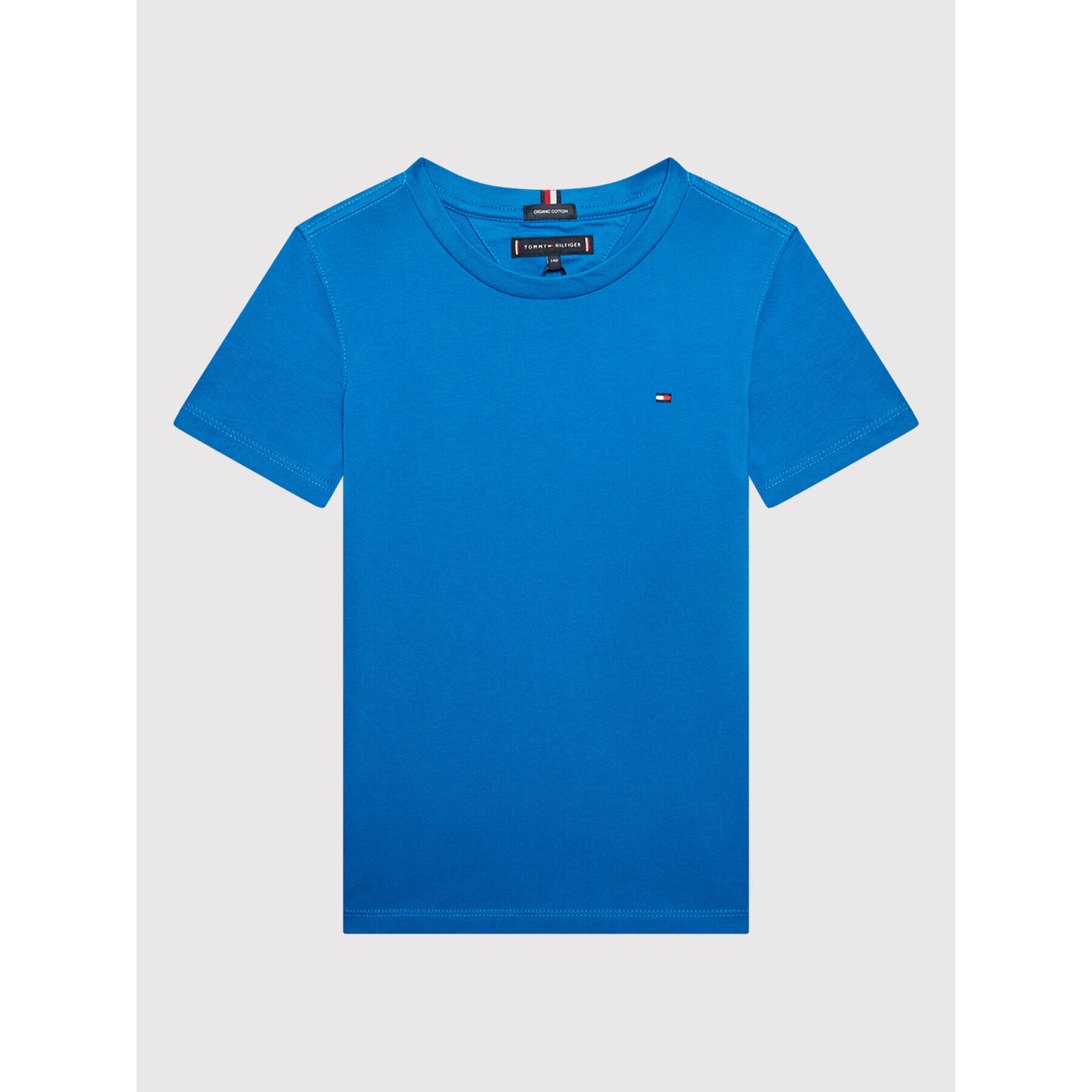 Tommy Hilfiger Тишърт Essential KB0KB06879 Син Regular Fit - Pepit.bg
