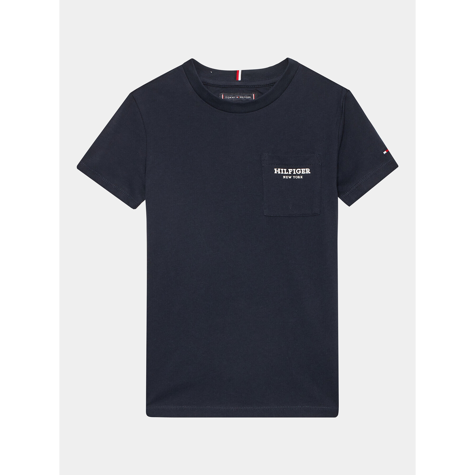 Tommy Hilfiger Тишърт Essential KB0KB08354 D Тъмносин Regular Fit - Pepit.bg
