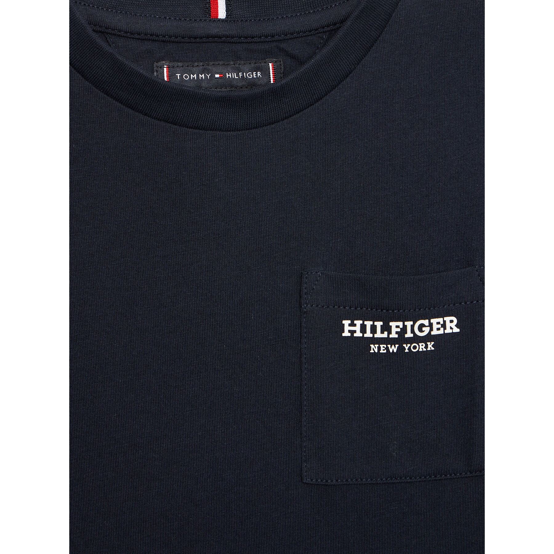 Tommy Hilfiger Тишърт Essential KB0KB08354 D Тъмносин Regular Fit - Pepit.bg