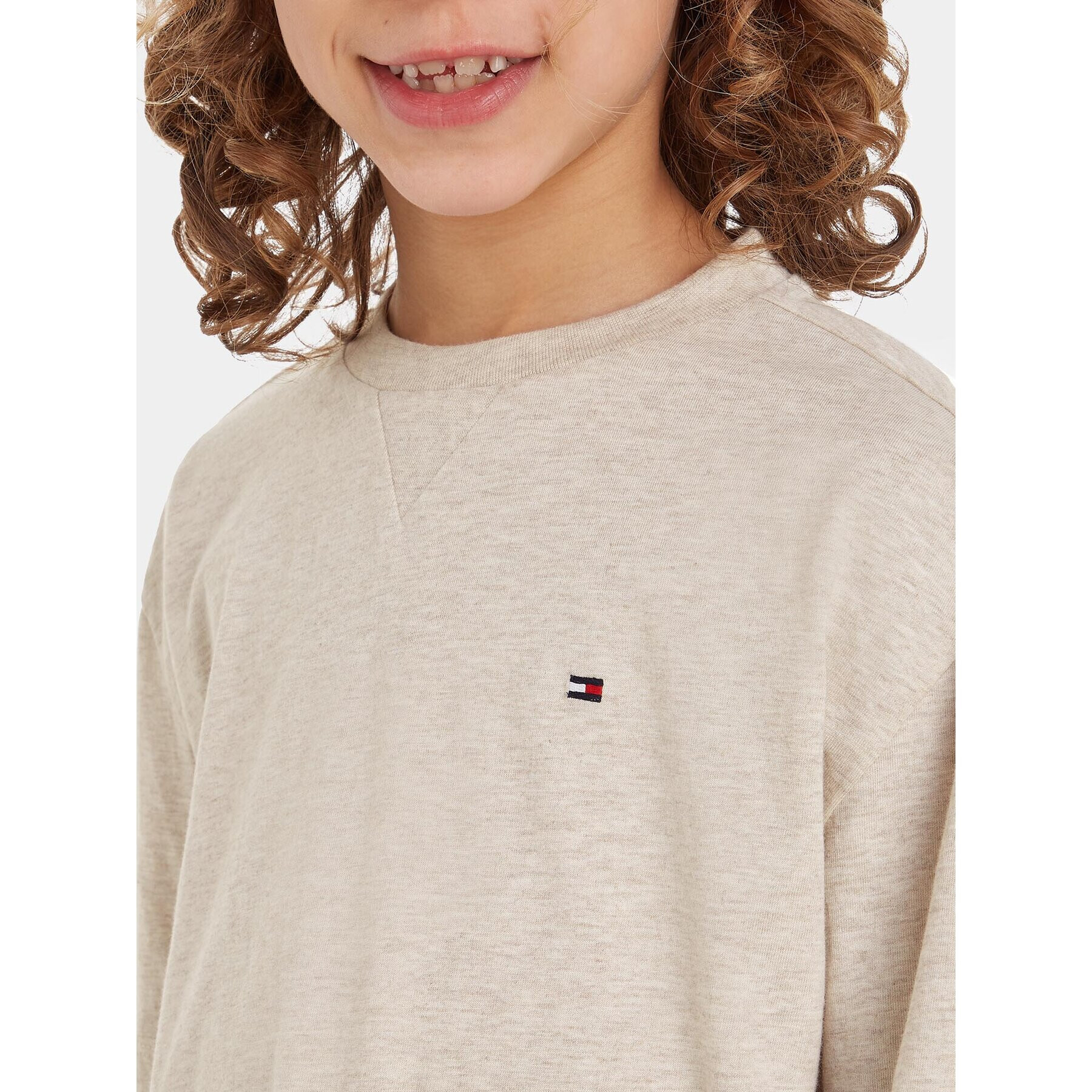 Tommy Hilfiger Тишърт Essential KB0KB08575 M Бежов Regular Fit - Pepit.bg