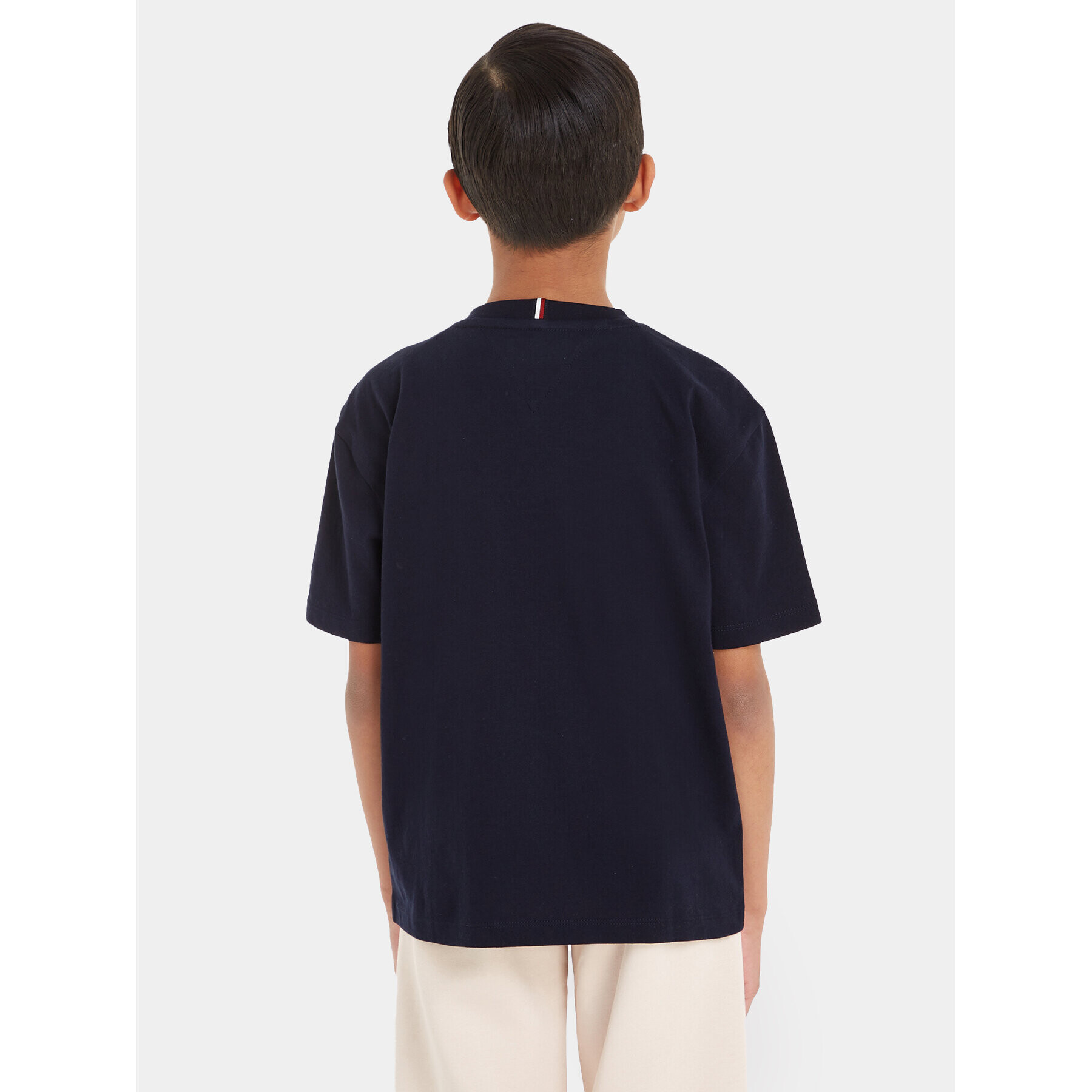 Tommy Hilfiger Тишърт Essential KB0KB08575 M Тъмносин Regular Fit - Pepit.bg