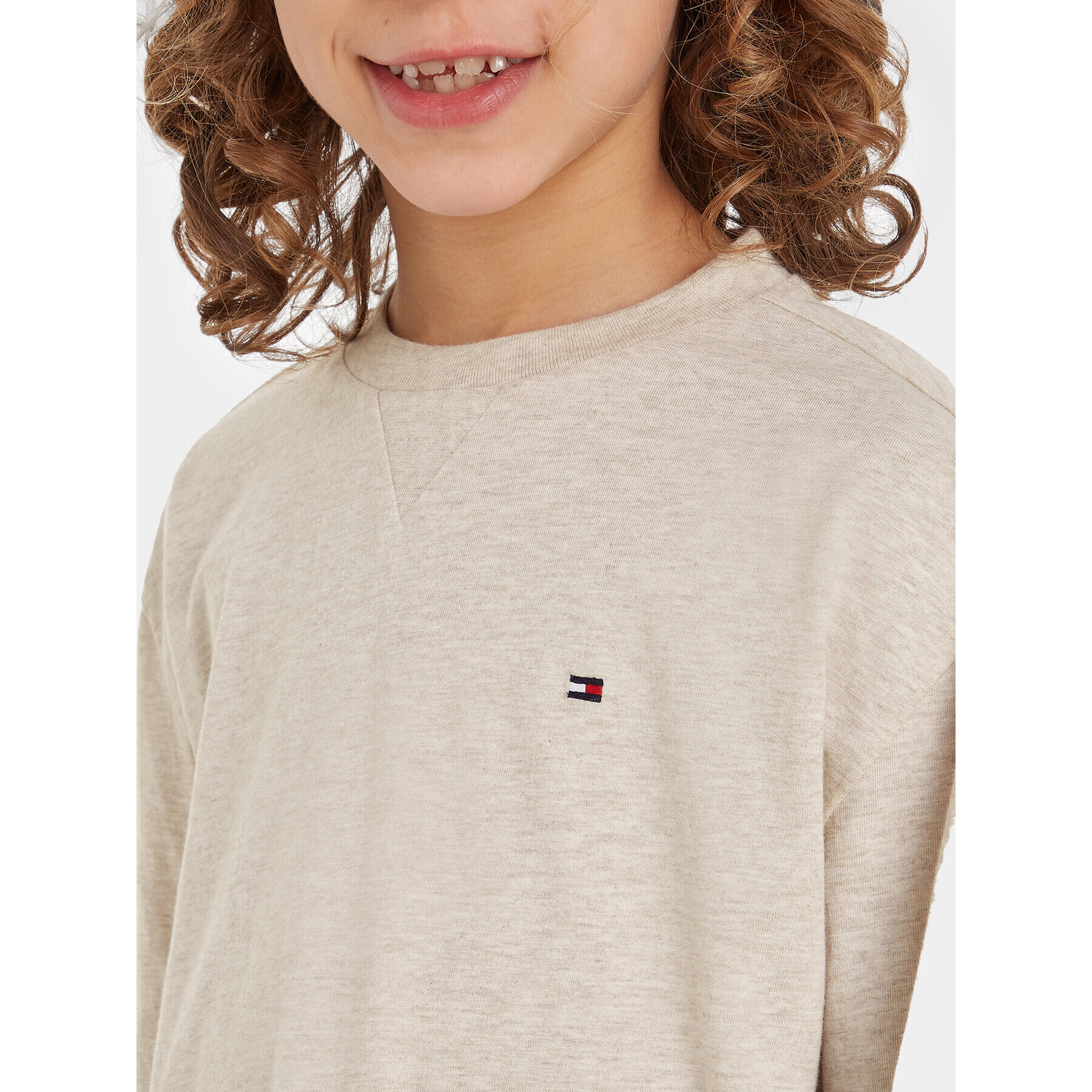 Tommy Hilfiger Тишърт Essential KB0KB08575 S Бежов Regular Fit - Pepit.bg