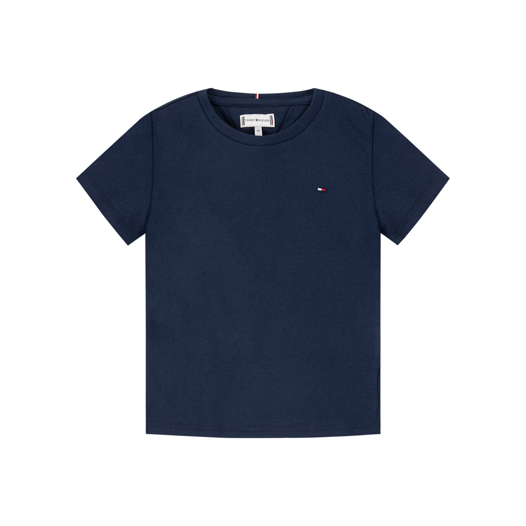 Tommy Hilfiger Тишърт Essential KG0KG04869 D Тъмносин Regular Fit - Pepit.bg