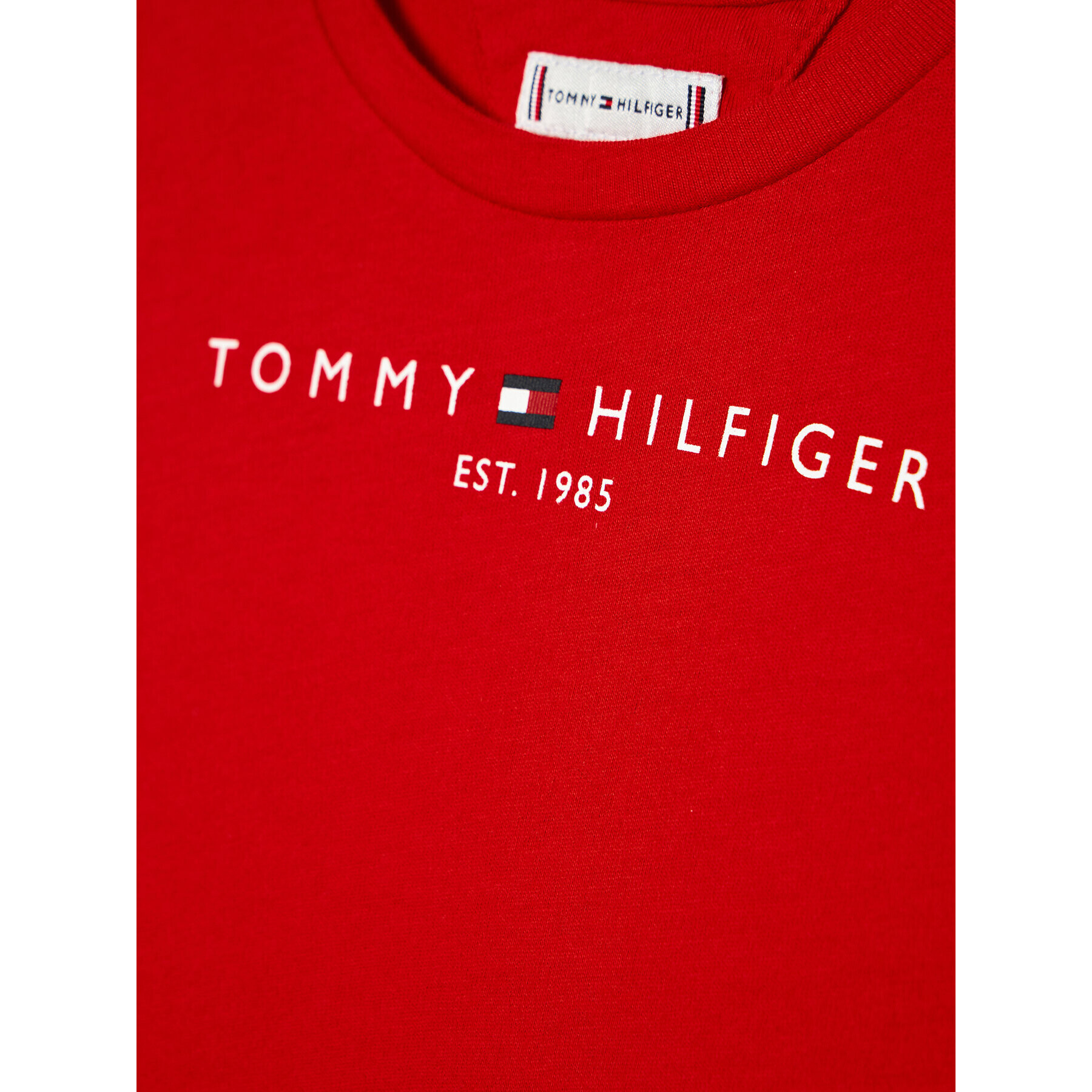 Tommy Hilfiger Тишърт Essential KG0KG05242 M Червен Regular Fit - Pepit.bg