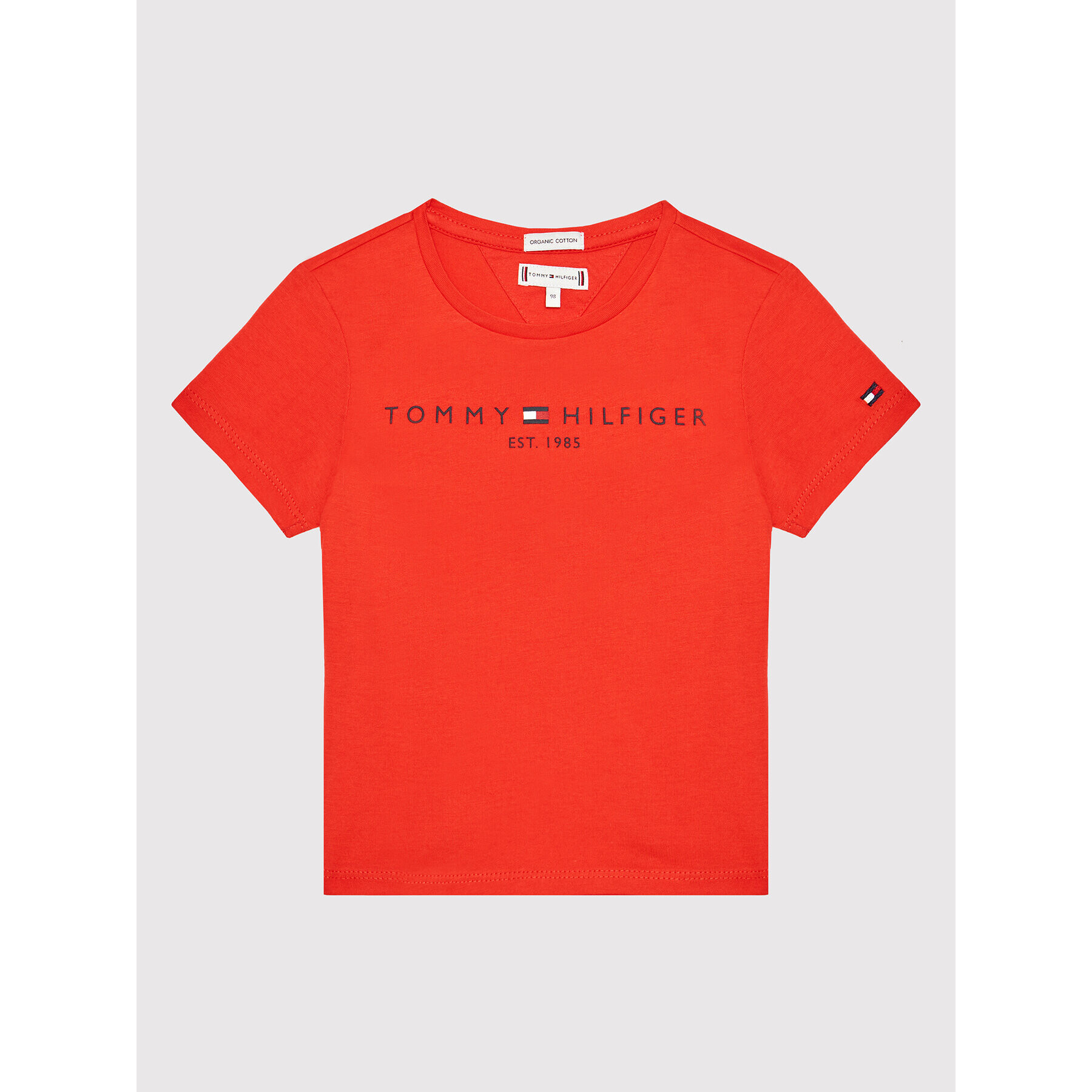 Tommy Hilfiger Тишърт Essential KG0KG05242 M Оранжев Regular Fit - Pepit.bg