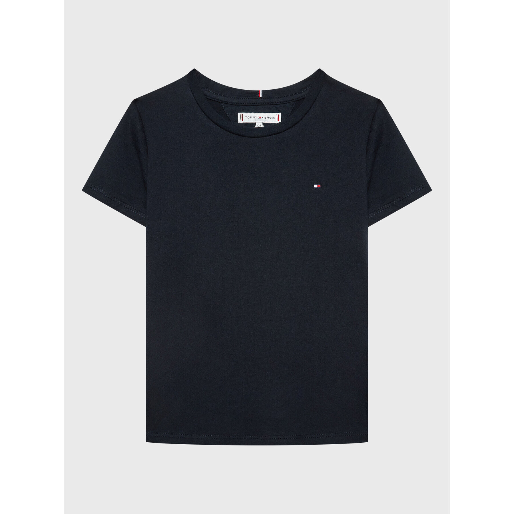 Tommy Hilfiger Тишърт Essential KG0KG06174 D Тъмносин Regular Fit - Pepit.bg
