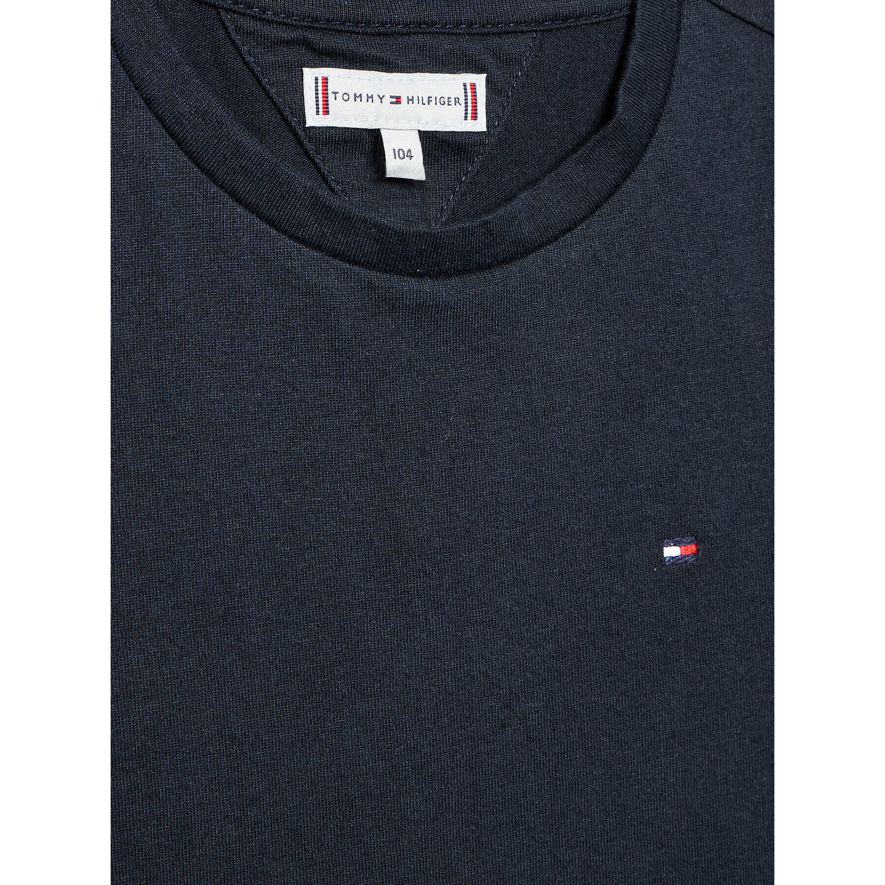 Tommy Hilfiger Тишърт Essential KG0KG06174 M Тъмносин Regular Fit - Pepit.bg