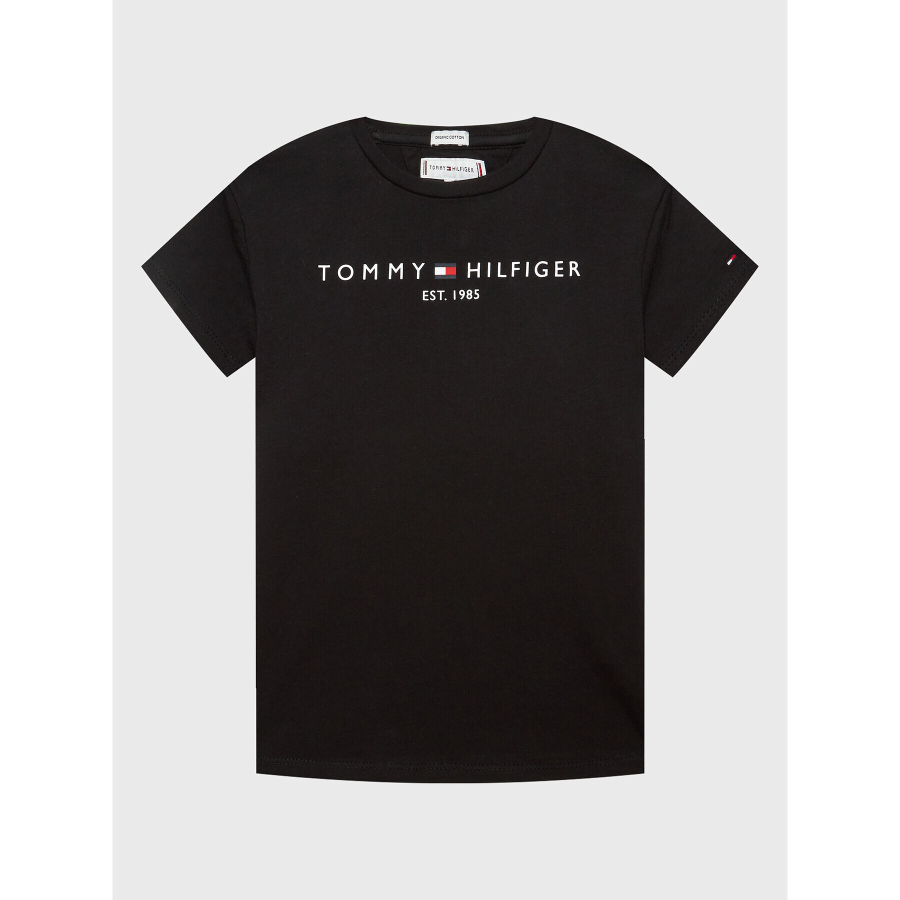 Tommy Hilfiger Тишърт Essential KG0KG06585 M Черен Regular Fit - Pepit.bg