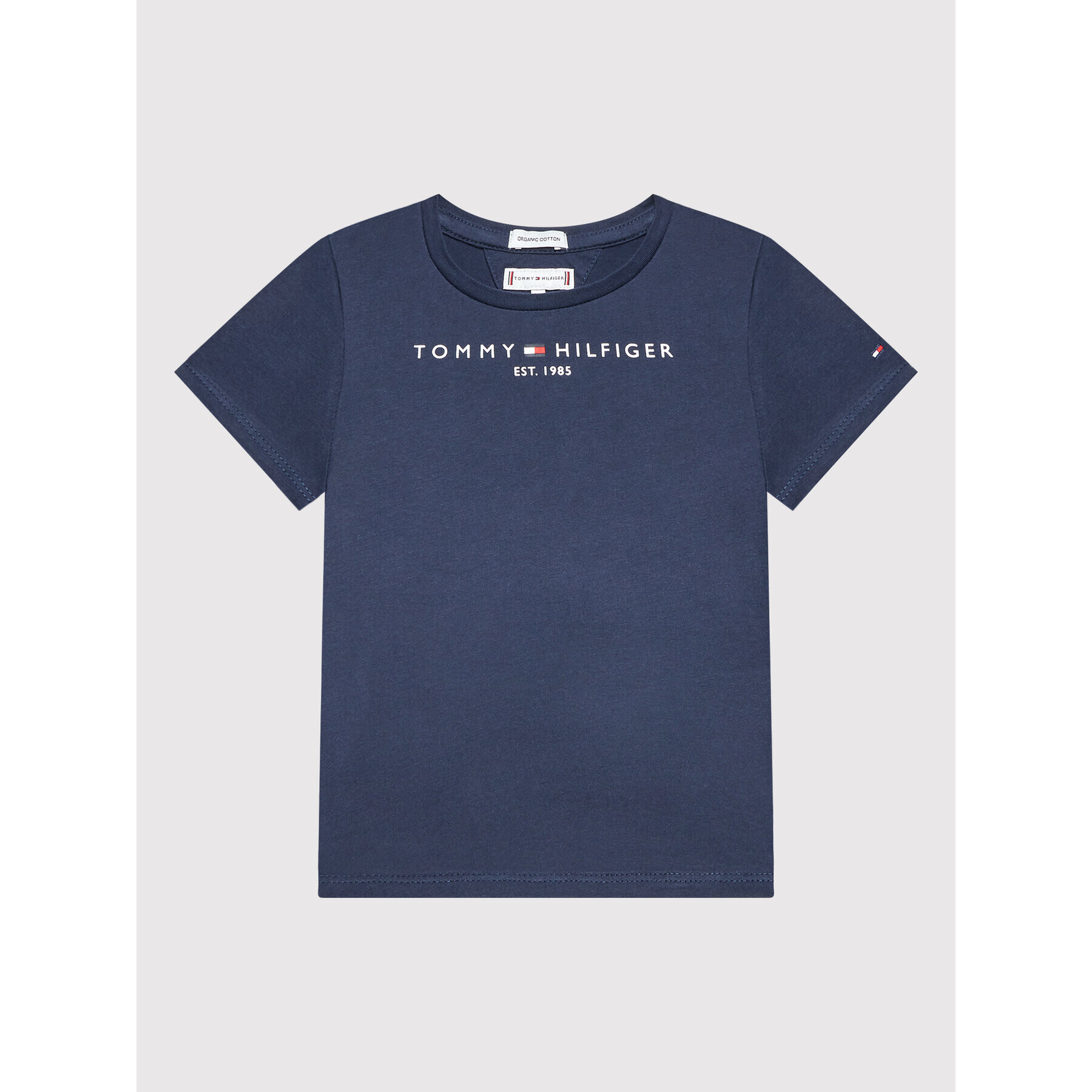 Tommy Hilfiger Тишърт Essential KG0KG06585 Тъмносин Regular Fit - Pepit.bg