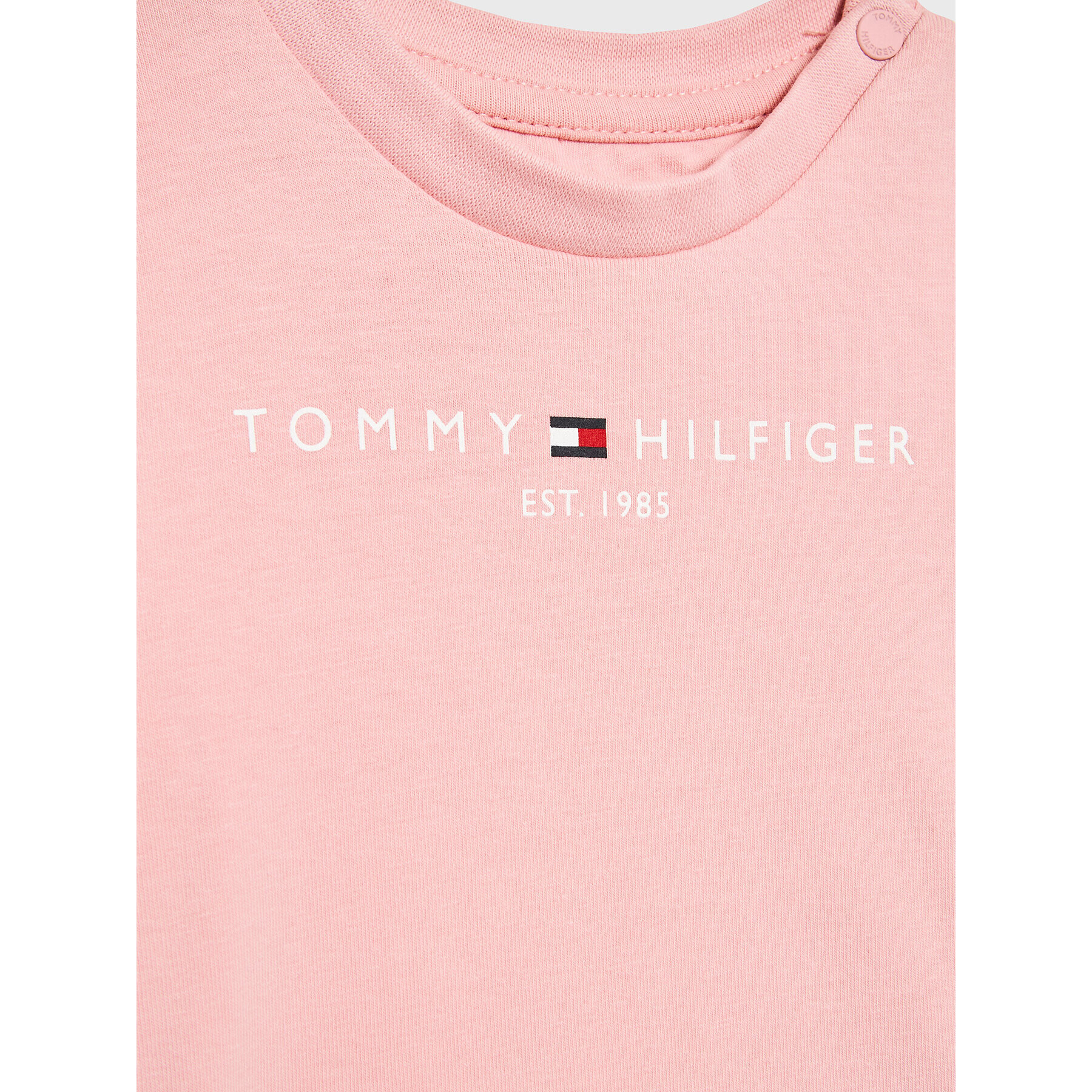 Tommy Hilfiger Тишърт Essential KN0KN01293 Розов Regular Fit - Pepit.bg