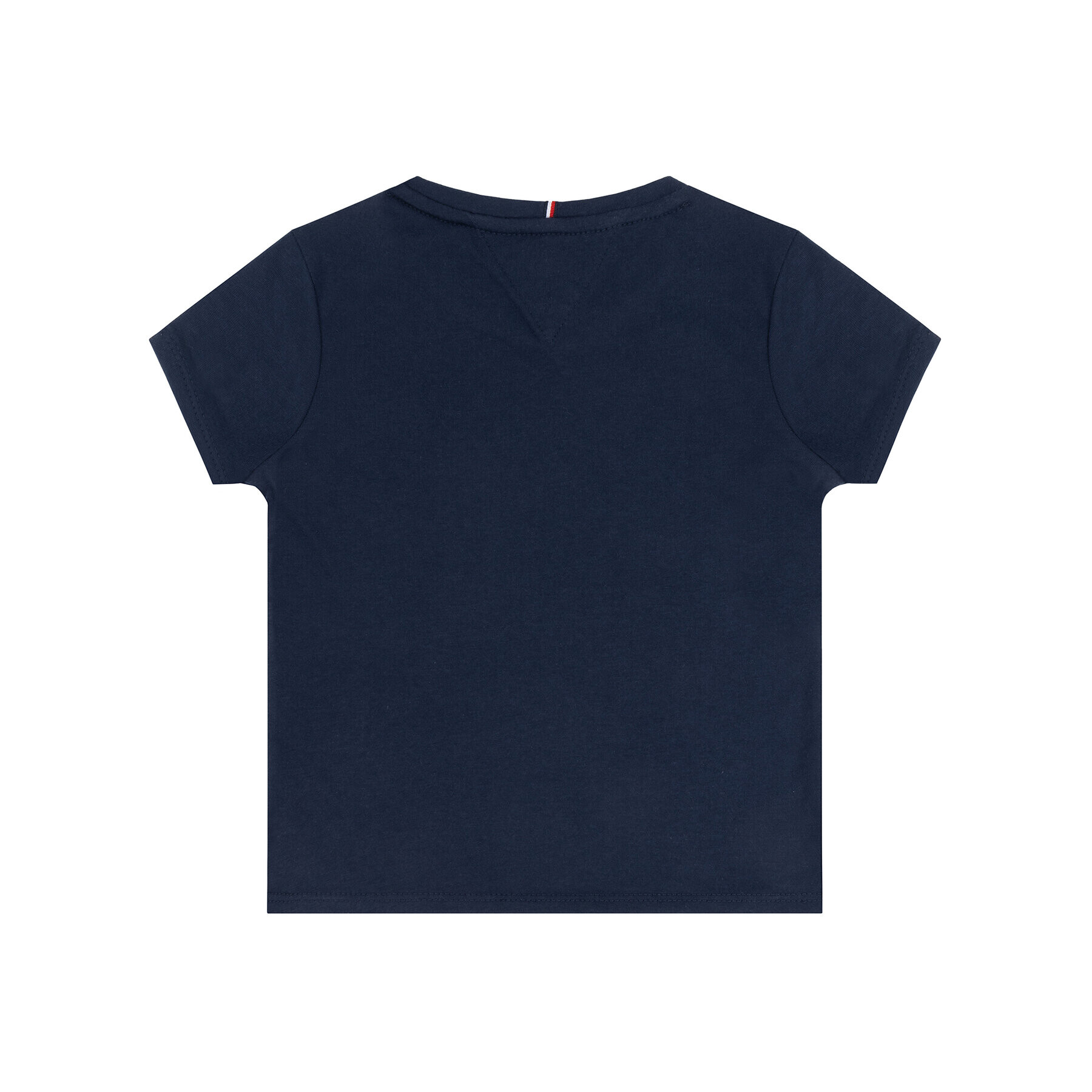 Tommy Hilfiger Тишърт Essential Knit Top KG0KG04869 M Тъмносин Regular Fit - Pepit.bg