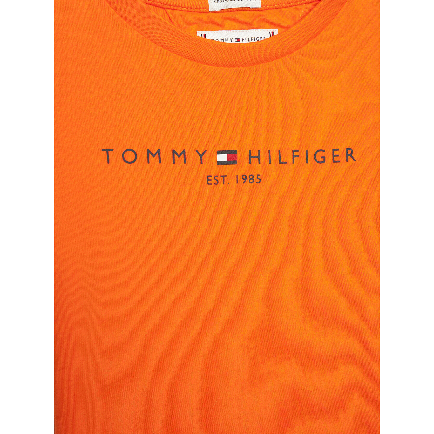 Tommy Hilfiger Тишърт Essential KS0KS00201 D Оранжев Regular Fit - Pepit.bg