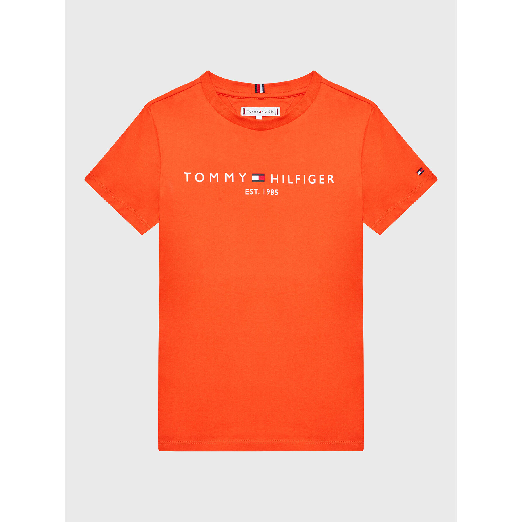 Tommy Hilfiger Тишърт Essential KS0KS00201 D Оранжев Regular Fit - Pepit.bg