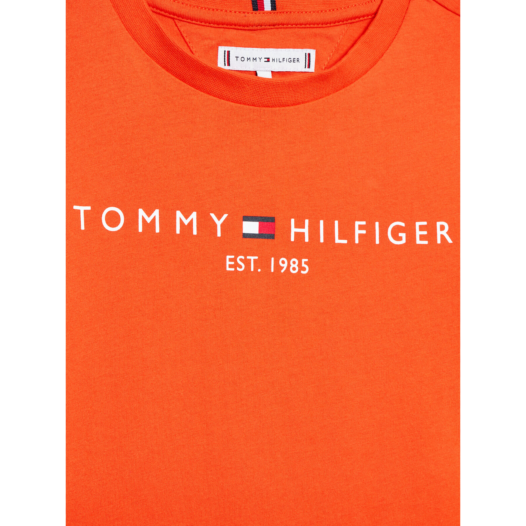 Tommy Hilfiger Тишърт Essential KS0KS00201 D Оранжев Regular Fit - Pepit.bg