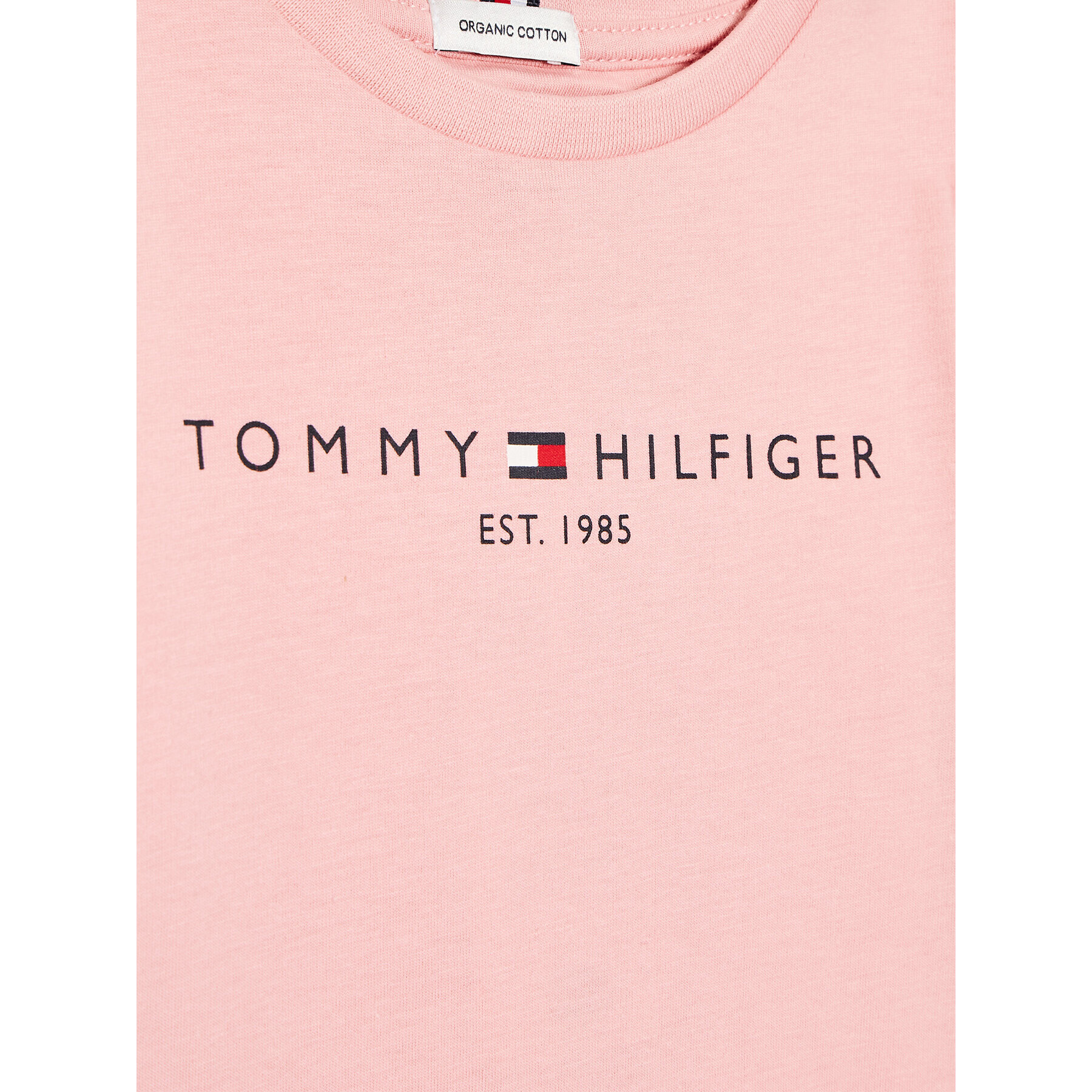 Tommy Hilfiger Тишърт Essential KS0KS00201 D Розов Regular Fit - Pepit.bg