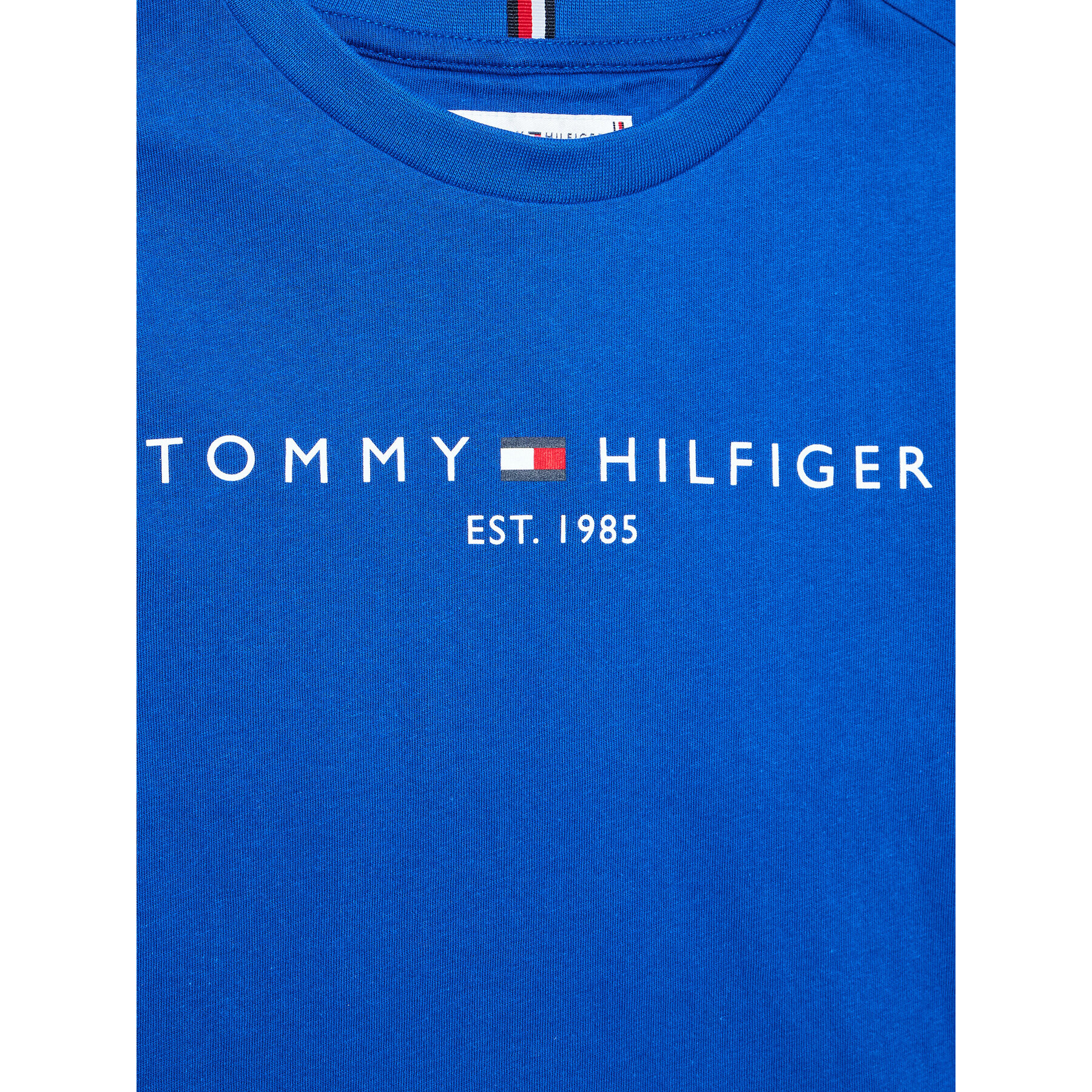 Tommy Hilfiger Тишърт Essential KS0KS00201 D Тъмносин Regular Fit - Pepit.bg