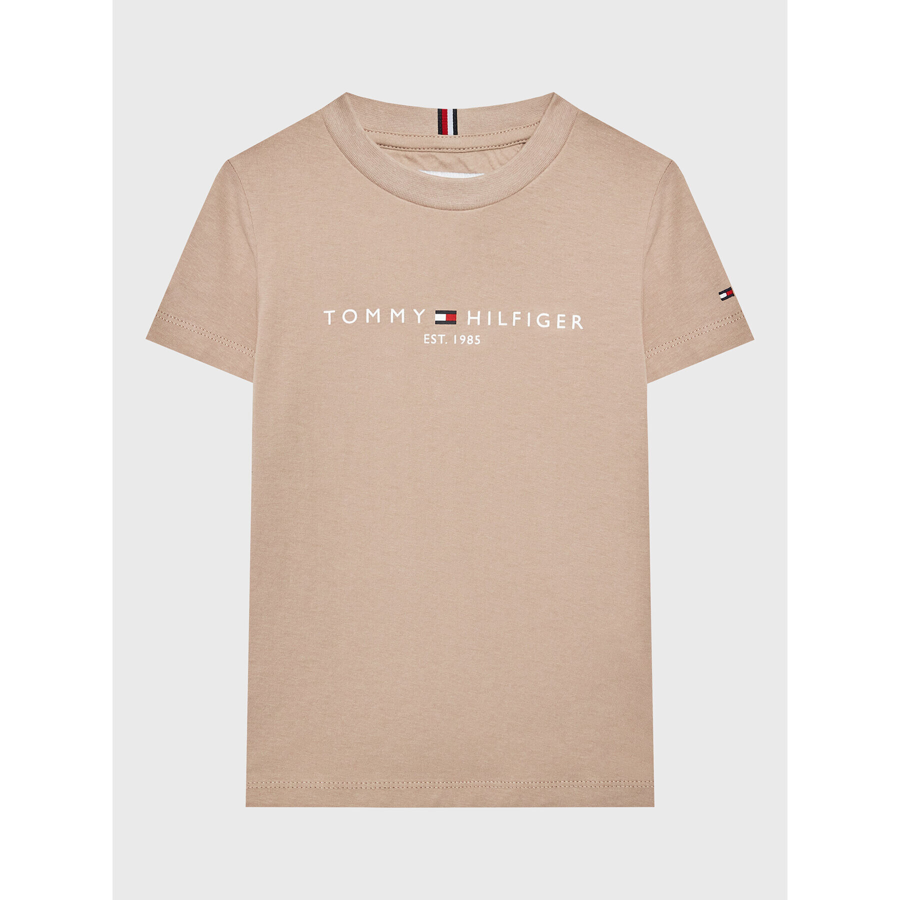 Tommy Hilfiger Тишърт Essential KS0KS00201 M Бежов Regular Fit - Pepit.bg