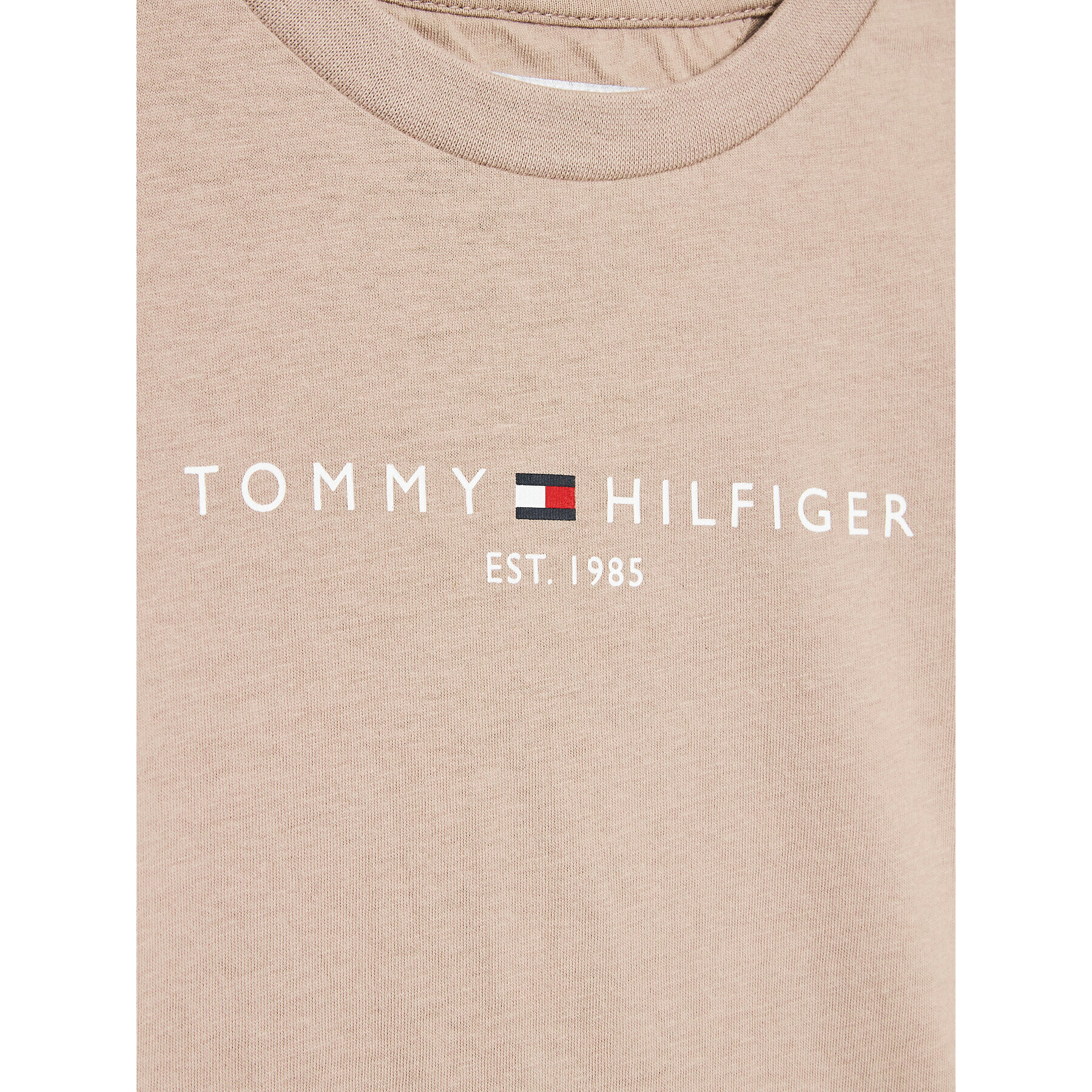 Tommy Hilfiger Тишърт Essential KS0KS00201 M Бежов Regular Fit - Pepit.bg