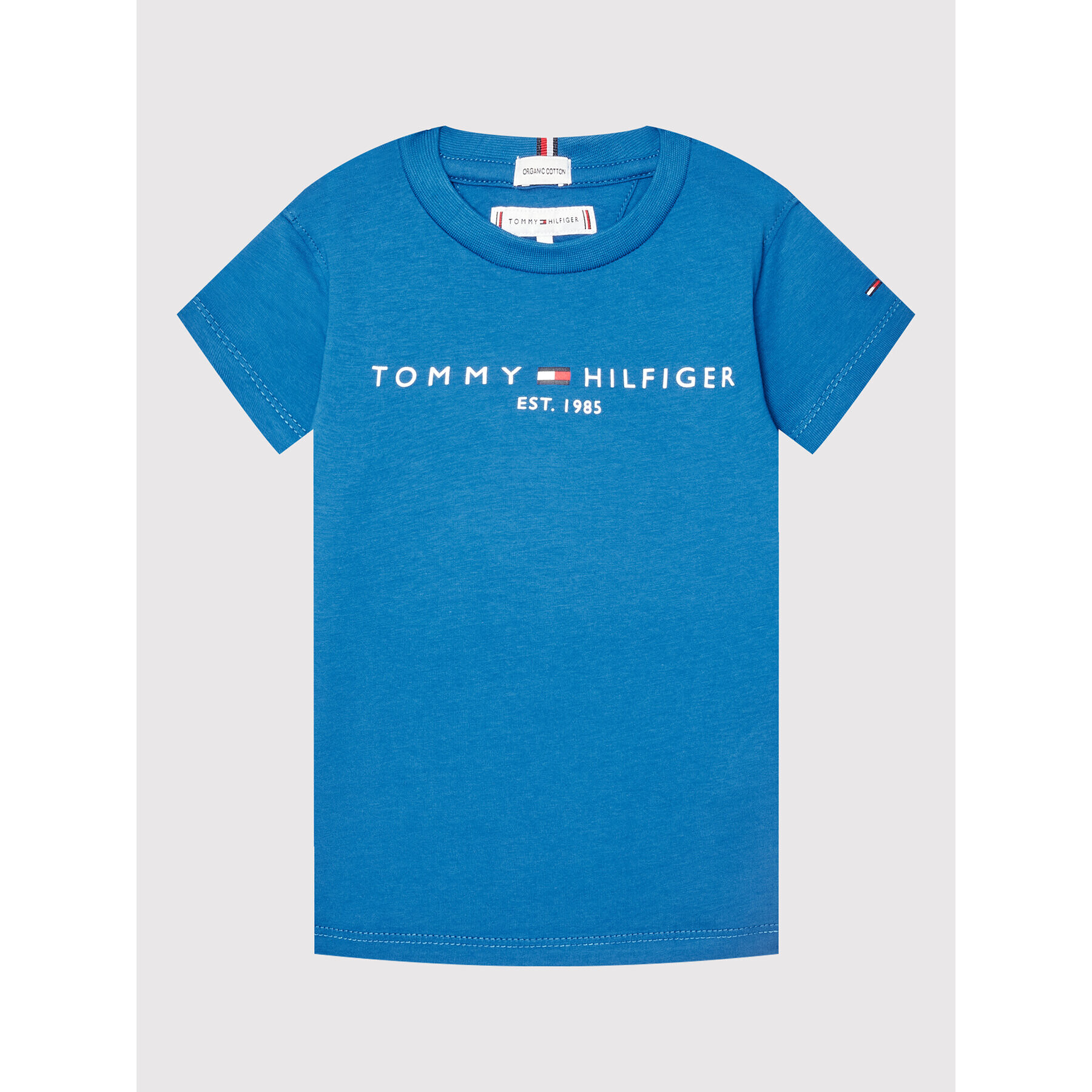 Tommy Hilfiger Тишърт Essential KS0KS00201 M Син Regular Fit - Pepit.bg