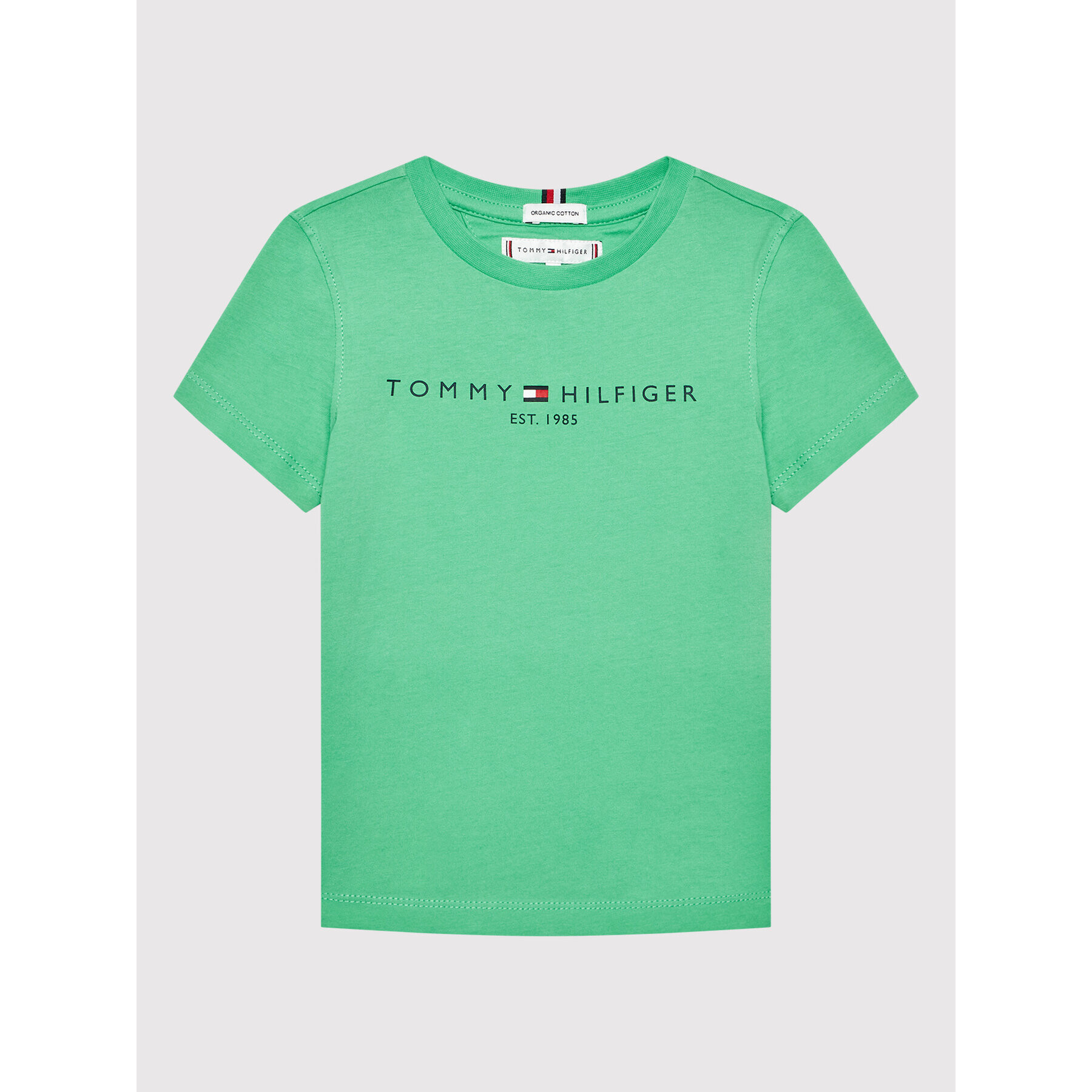 Tommy Hilfiger Тишърт Essential KS0KS00201 M Зелен Regular Fit - Pepit.bg