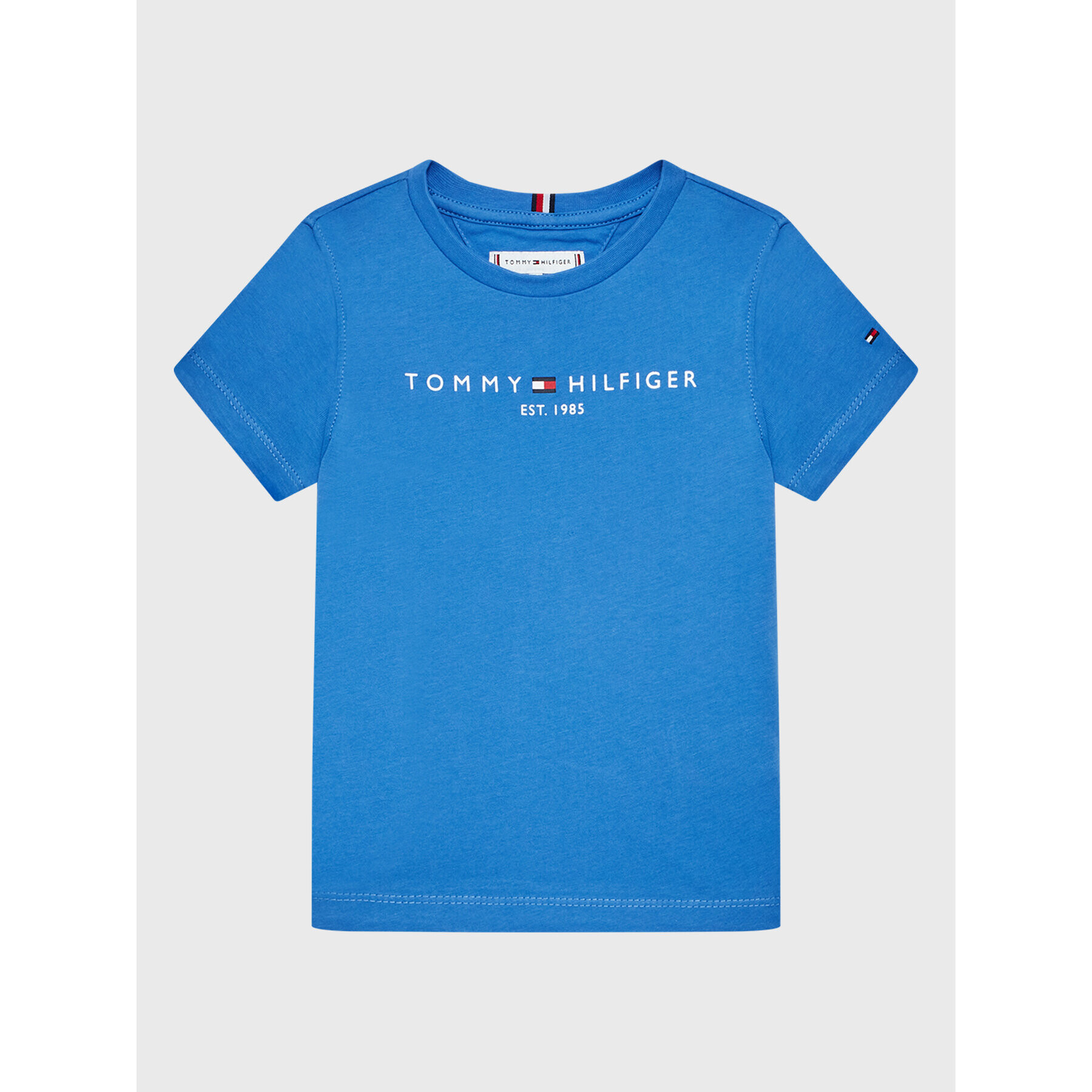 Tommy Hilfiger Тишърт Essential KS0KS00201 Син Regular Fit - Pepit.bg