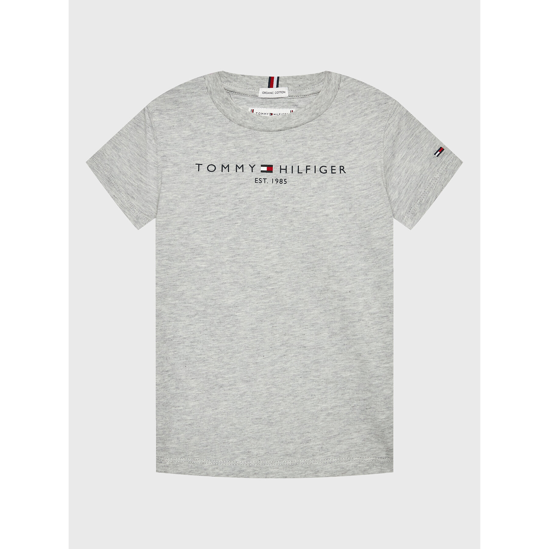 Tommy Hilfiger Тишърт Essential KS0KS00210 M Сив Regular Fit - Pepit.bg