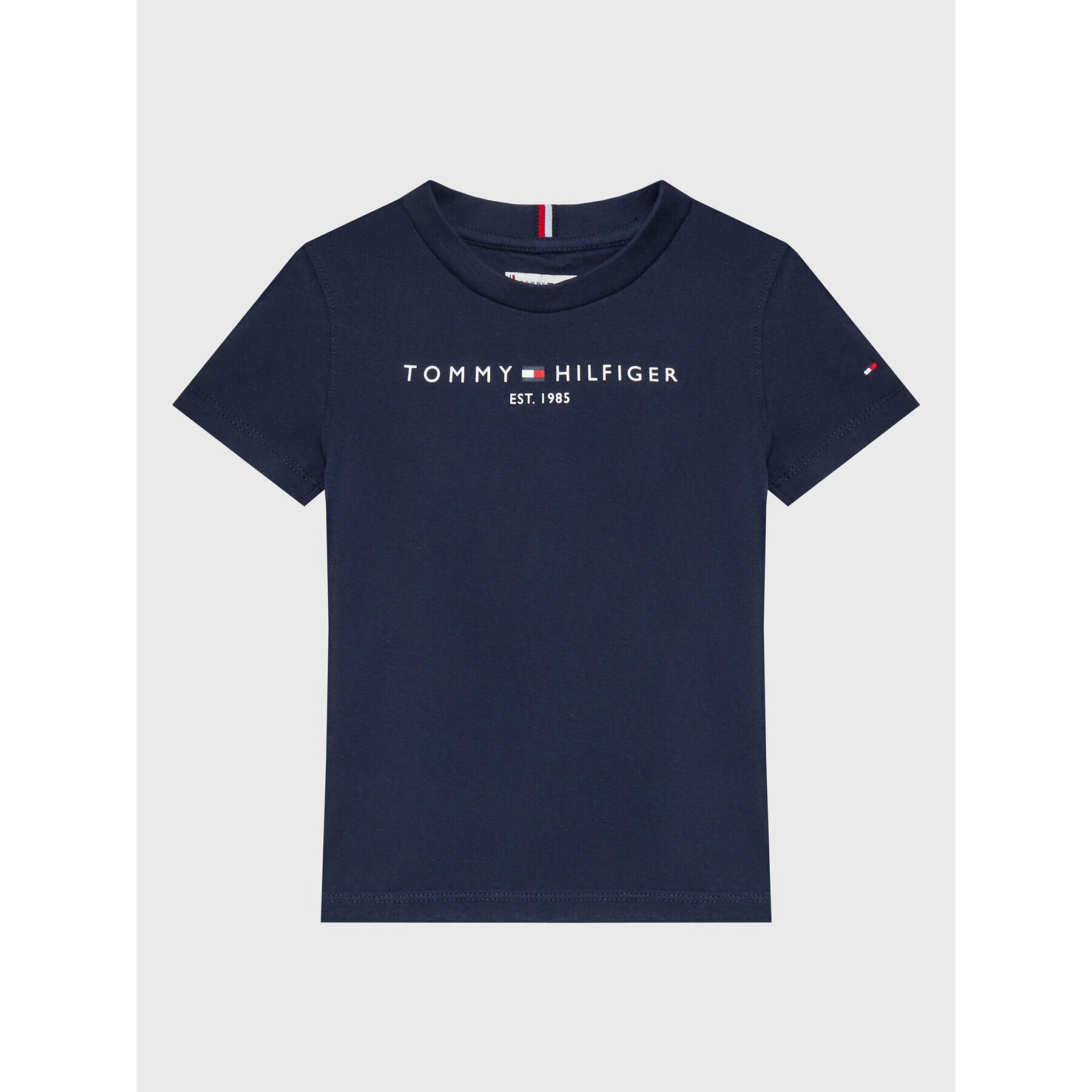 Tommy Hilfiger Тишърт Essential KS0KS00210 M Тъмносин Regular Fit - Pepit.bg