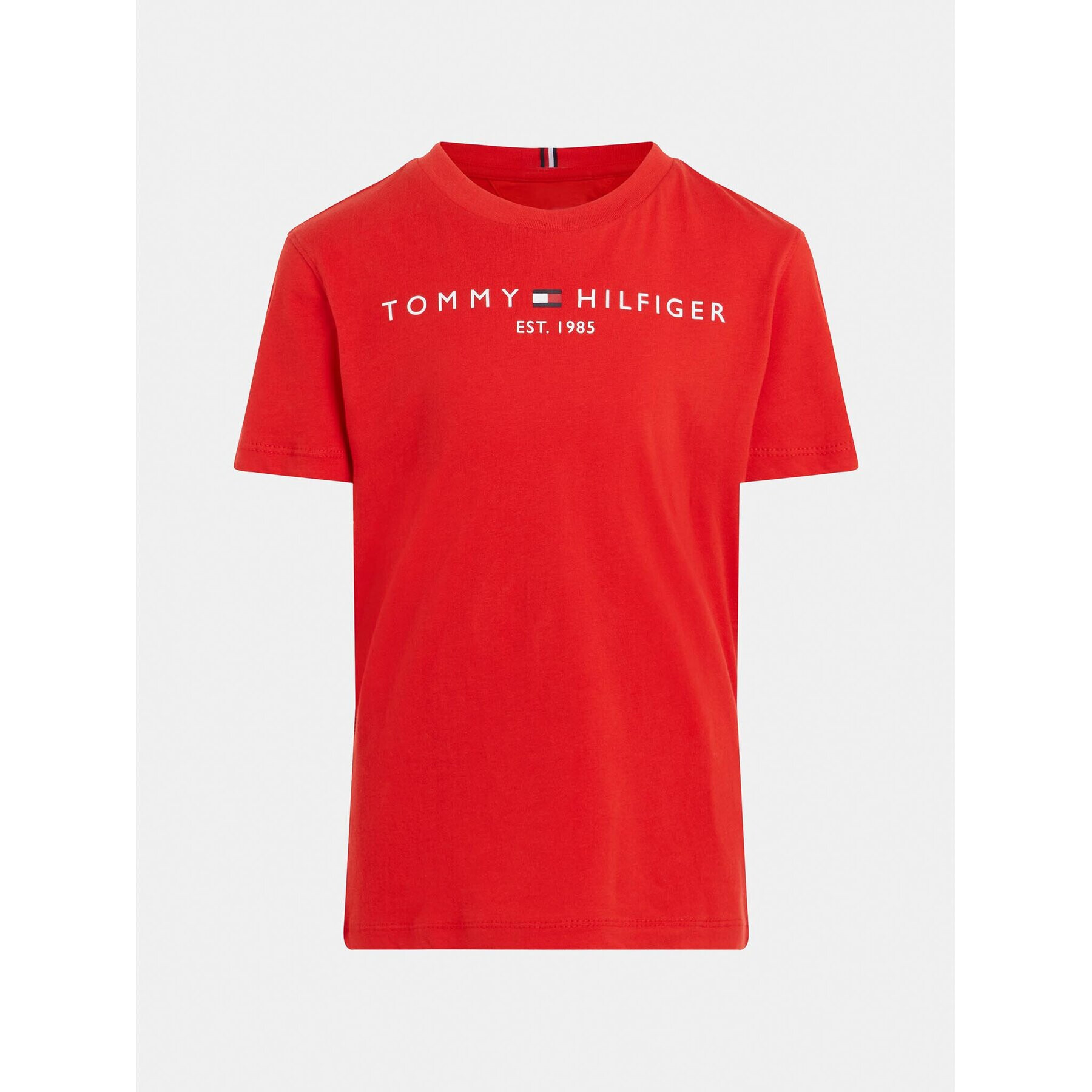 Tommy Hilfiger Тишърт Essential KS0KS00210 S Червен Regular Fit - Pepit.bg