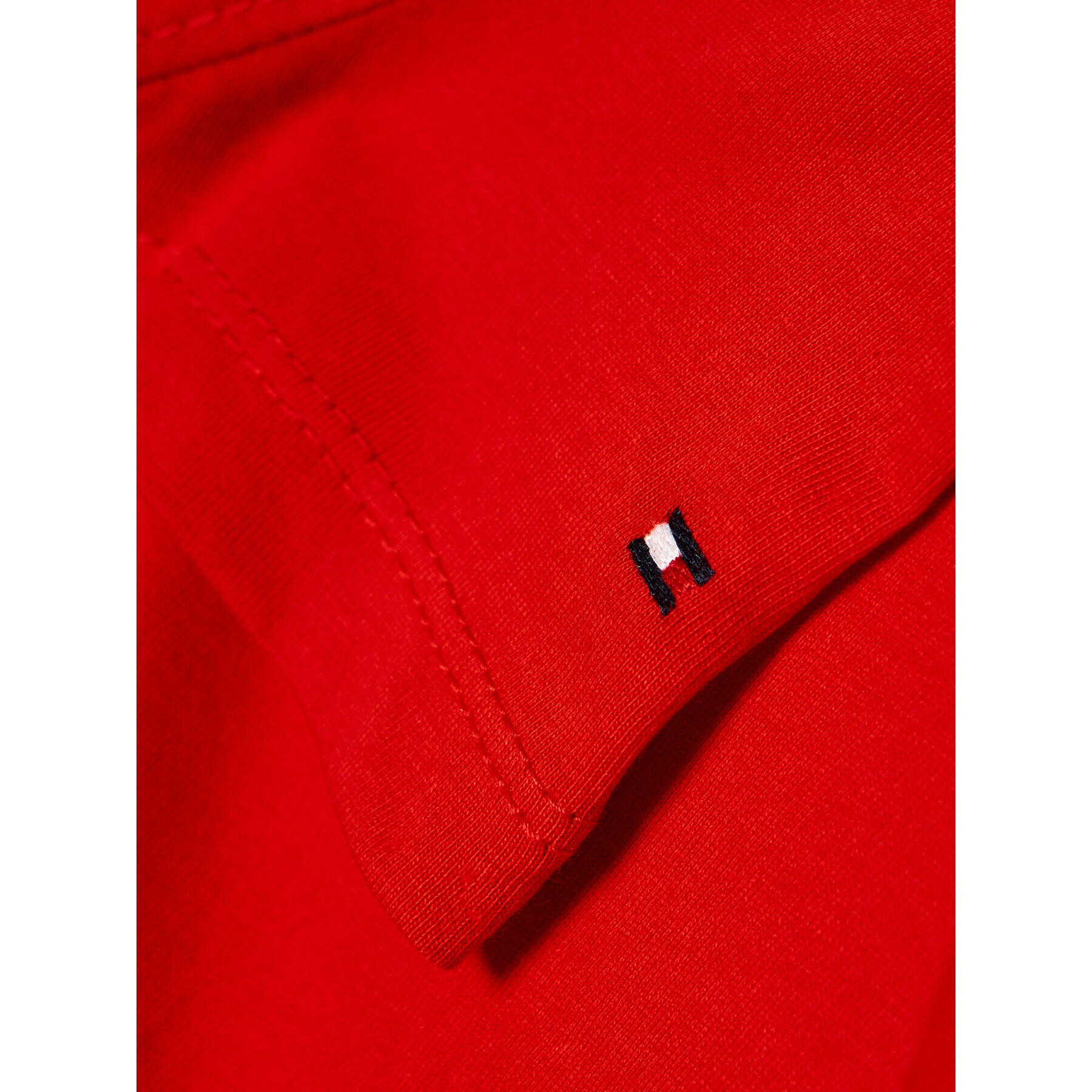 Tommy Hilfiger Тишърт Essential KS0KS00210 S Червен Regular Fit - Pepit.bg