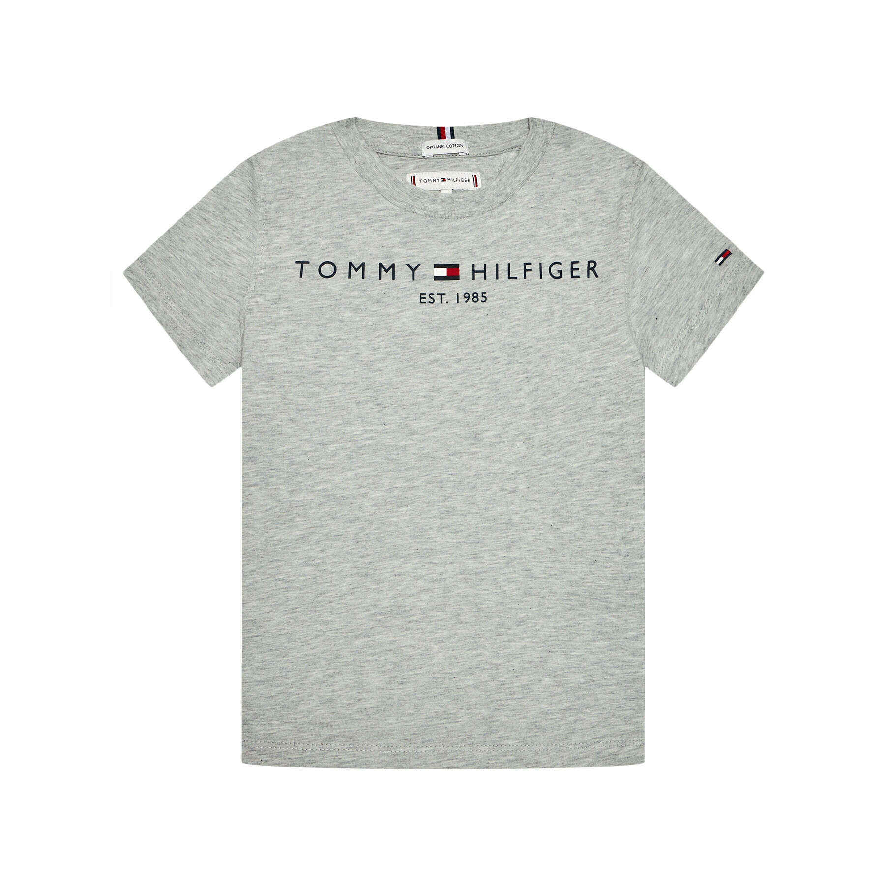 Tommy Hilfiger Тишърт Essential KS0KS00210 Сив Regular Fit - Pepit.bg