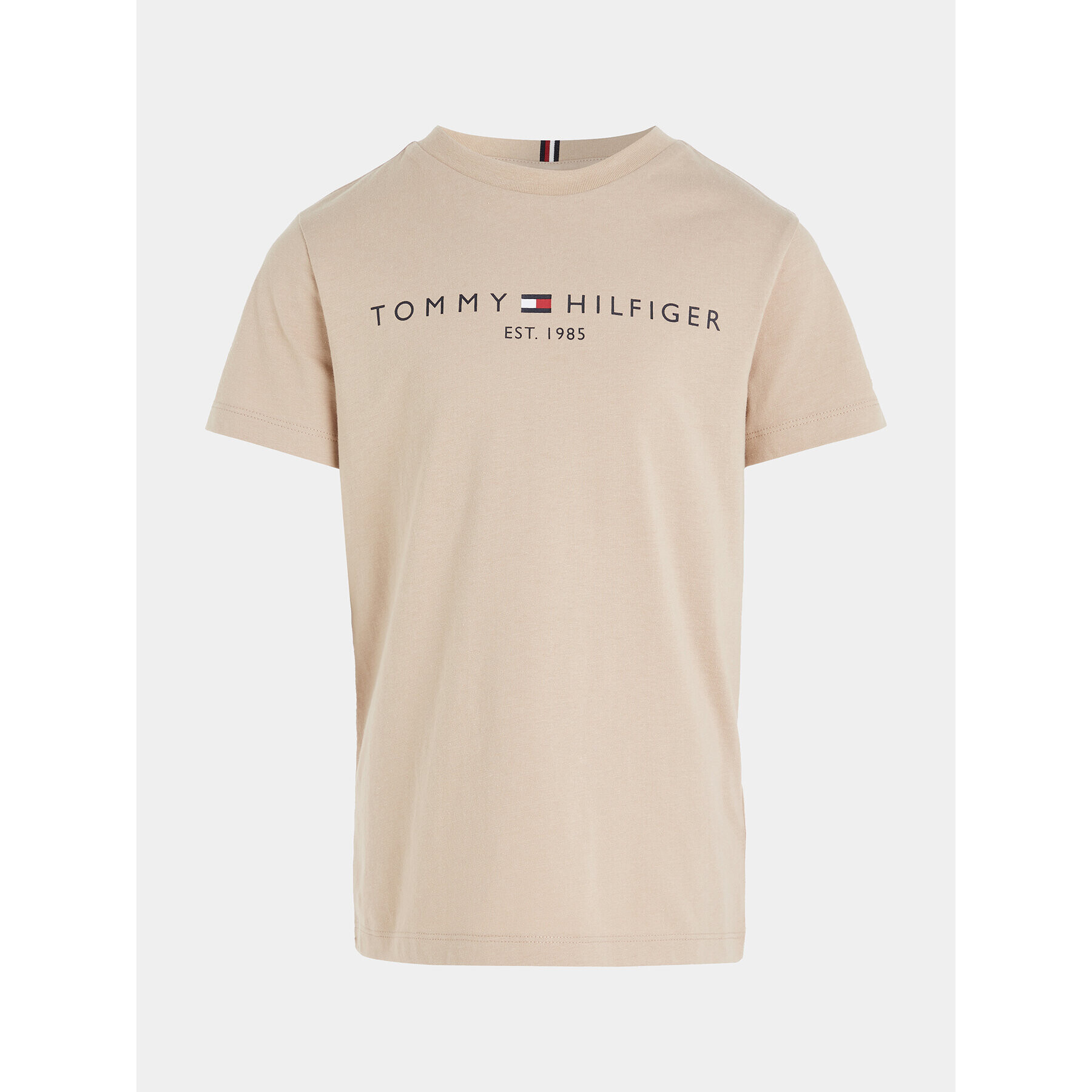 Tommy Hilfiger Тишърт Essential KS0KS00397 Бежов Regular Fit - Pepit.bg