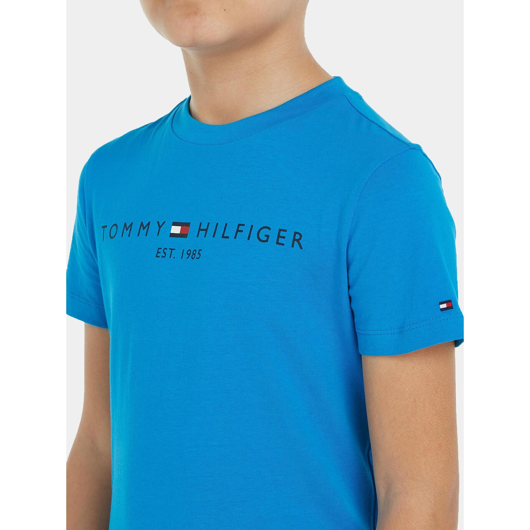 Tommy Hilfiger Тишърт Essential KS0KS00397 M Син - Pepit.bg