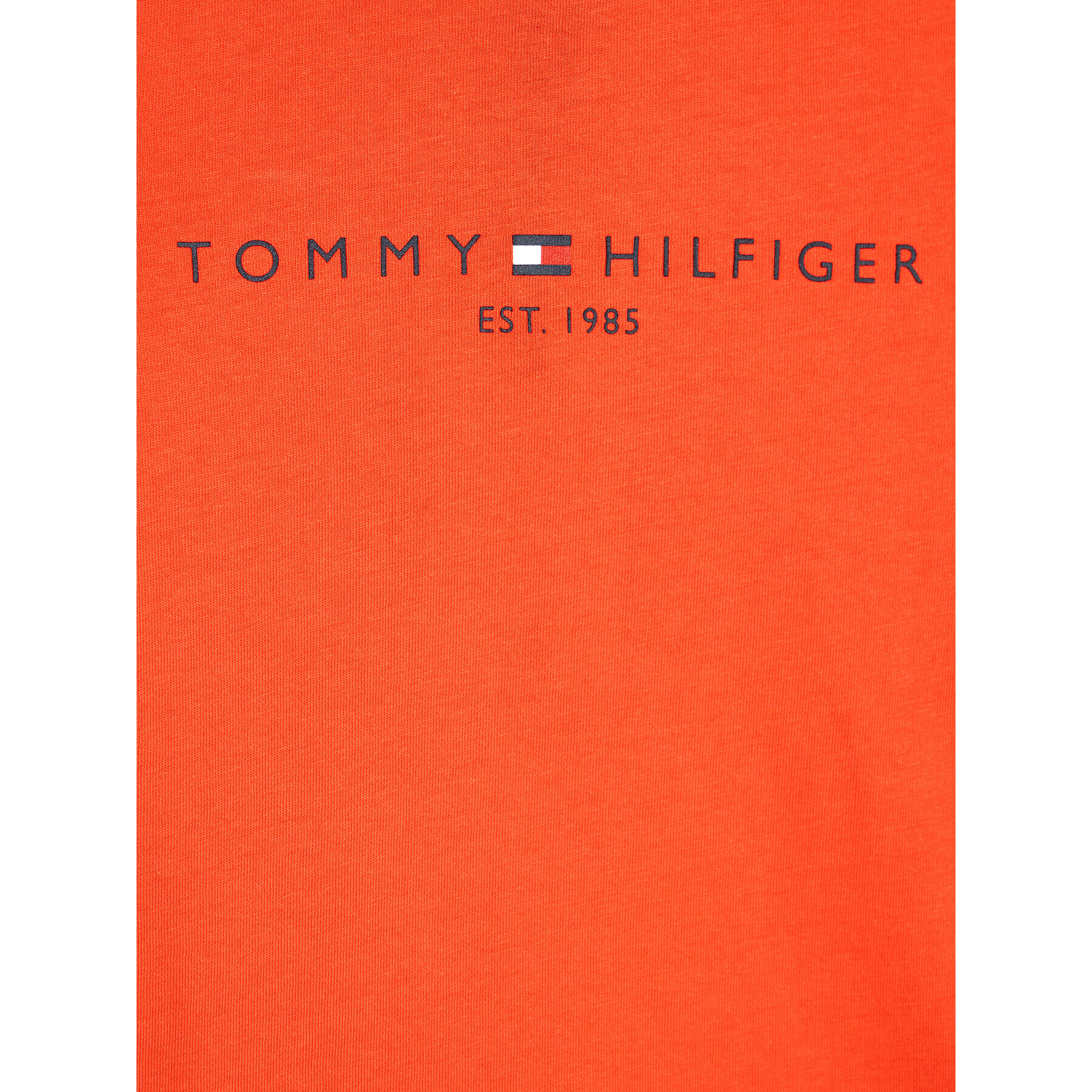 Tommy Hilfiger Тишърт Essential Logo KB0KB05844 D Червен Regular Fit - Pepit.bg
