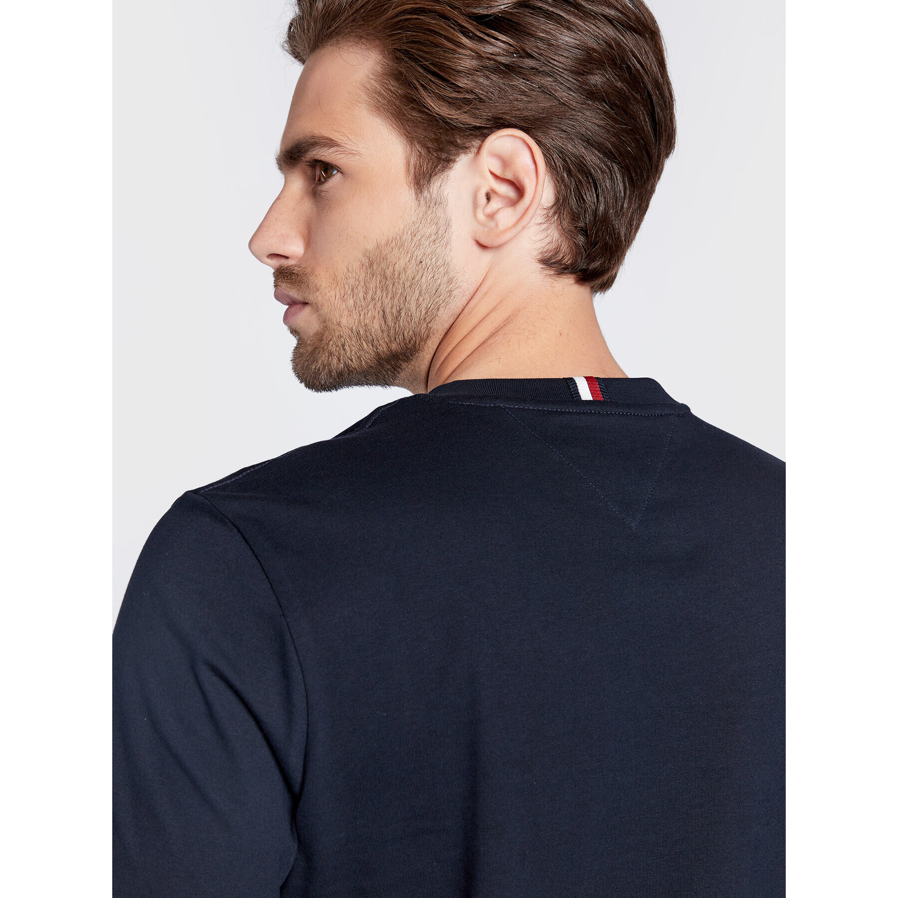 Tommy Hilfiger Тишърт Essential Monogram MW0MW28256 Тъмносин Regular Fit - Pepit.bg