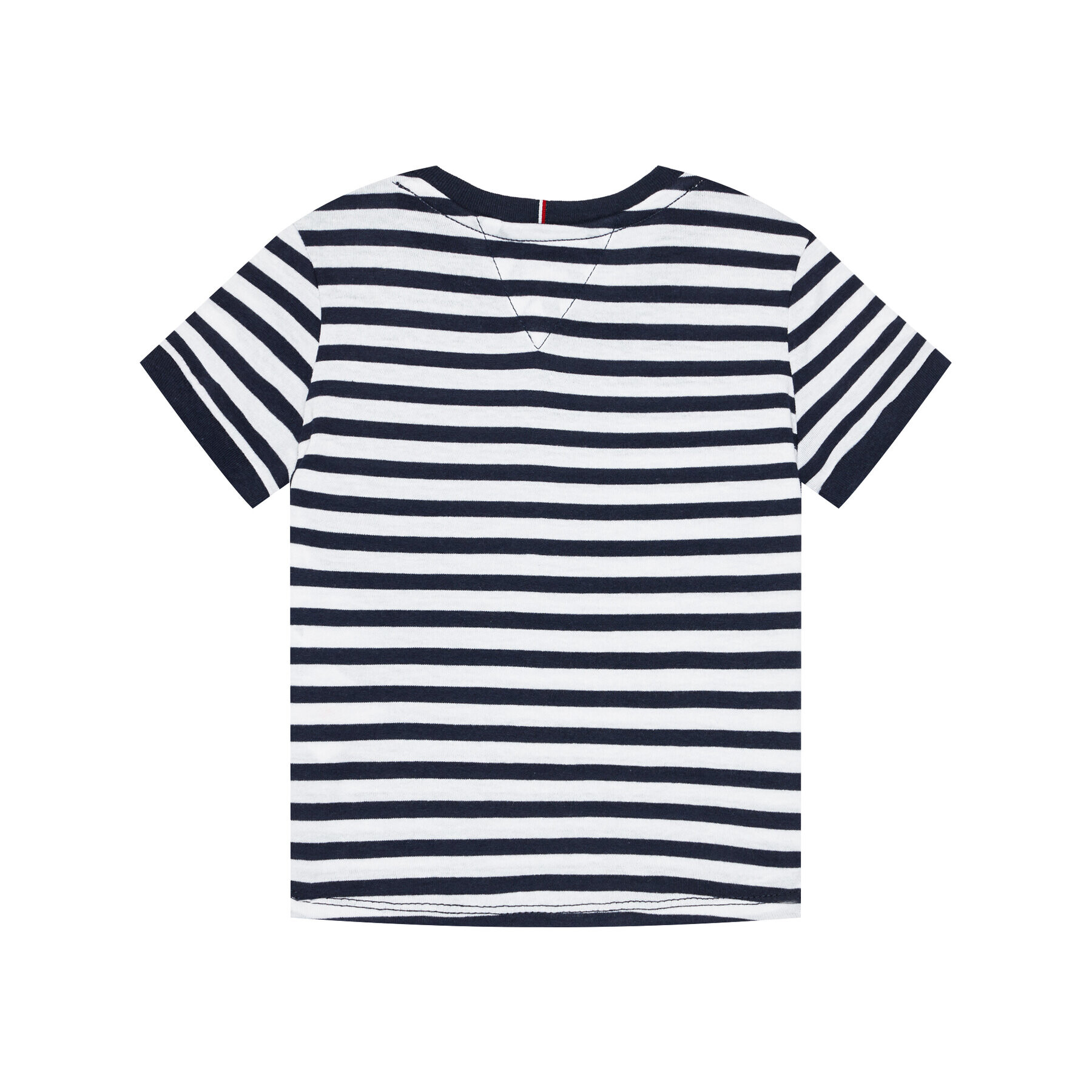 Tommy Hilfiger Тишърт Essential Stripe KG0KG05766 D Тъмносин Regular Fit - Pepit.bg