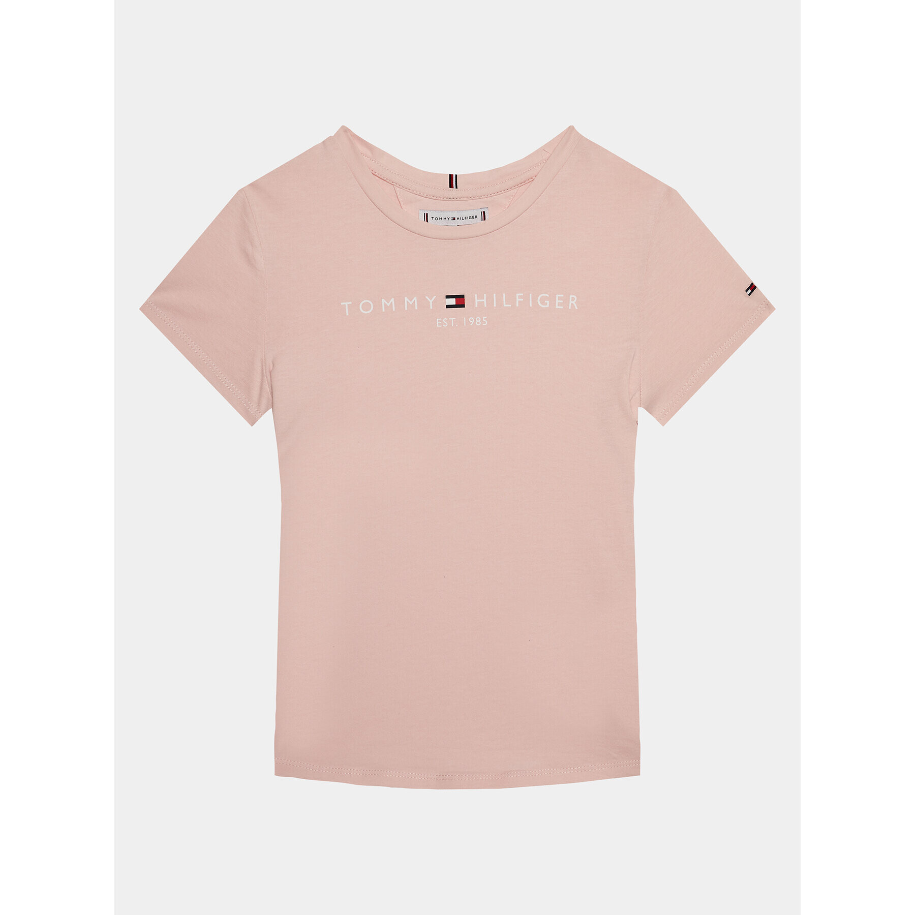Tommy Hilfiger Тишърт Essential Tee S/S KG0KG05242 Розов Regular Fit - Pepit.bg