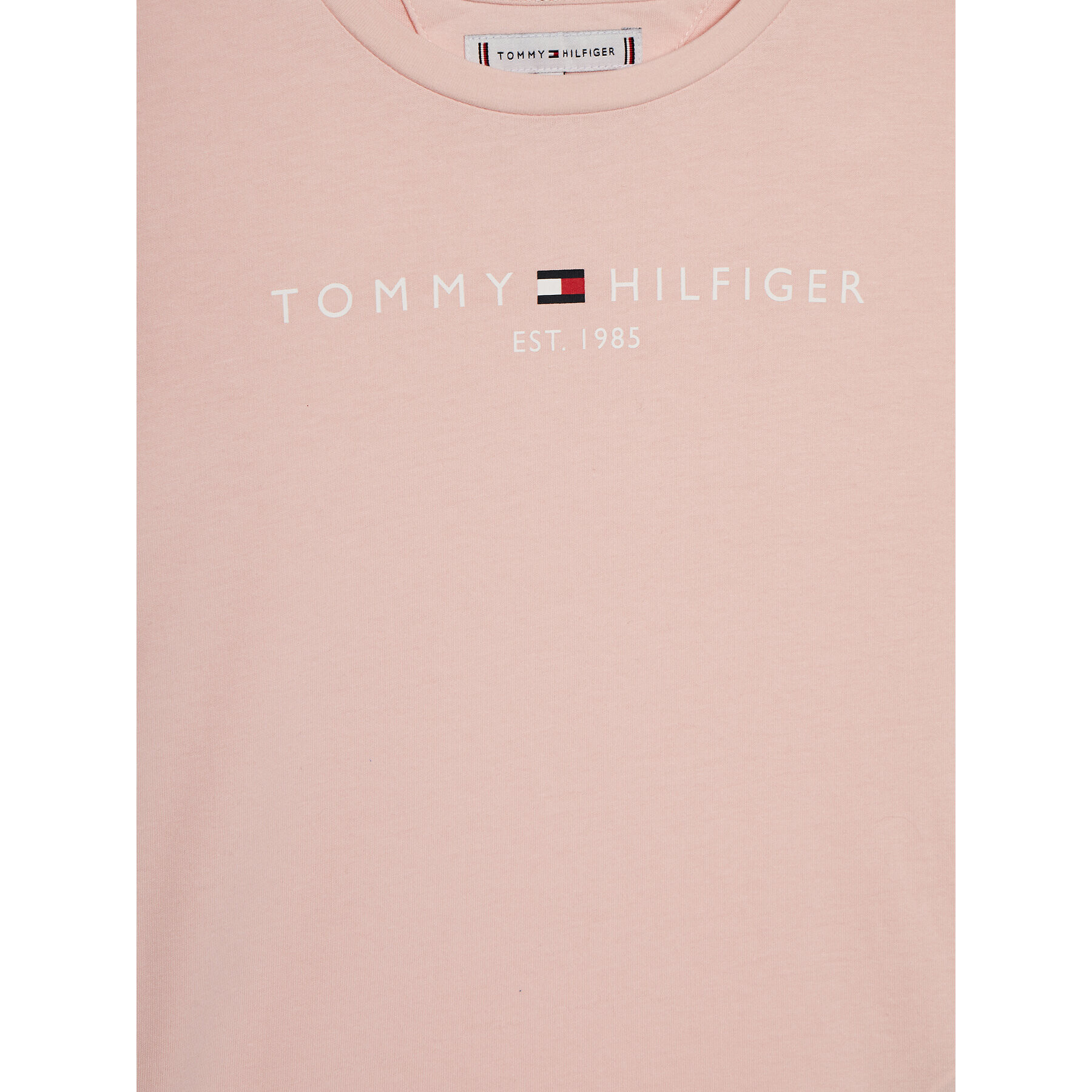 Tommy Hilfiger Тишърт Essential Tee S/S KG0KG05242 Розов Regular Fit - Pepit.bg