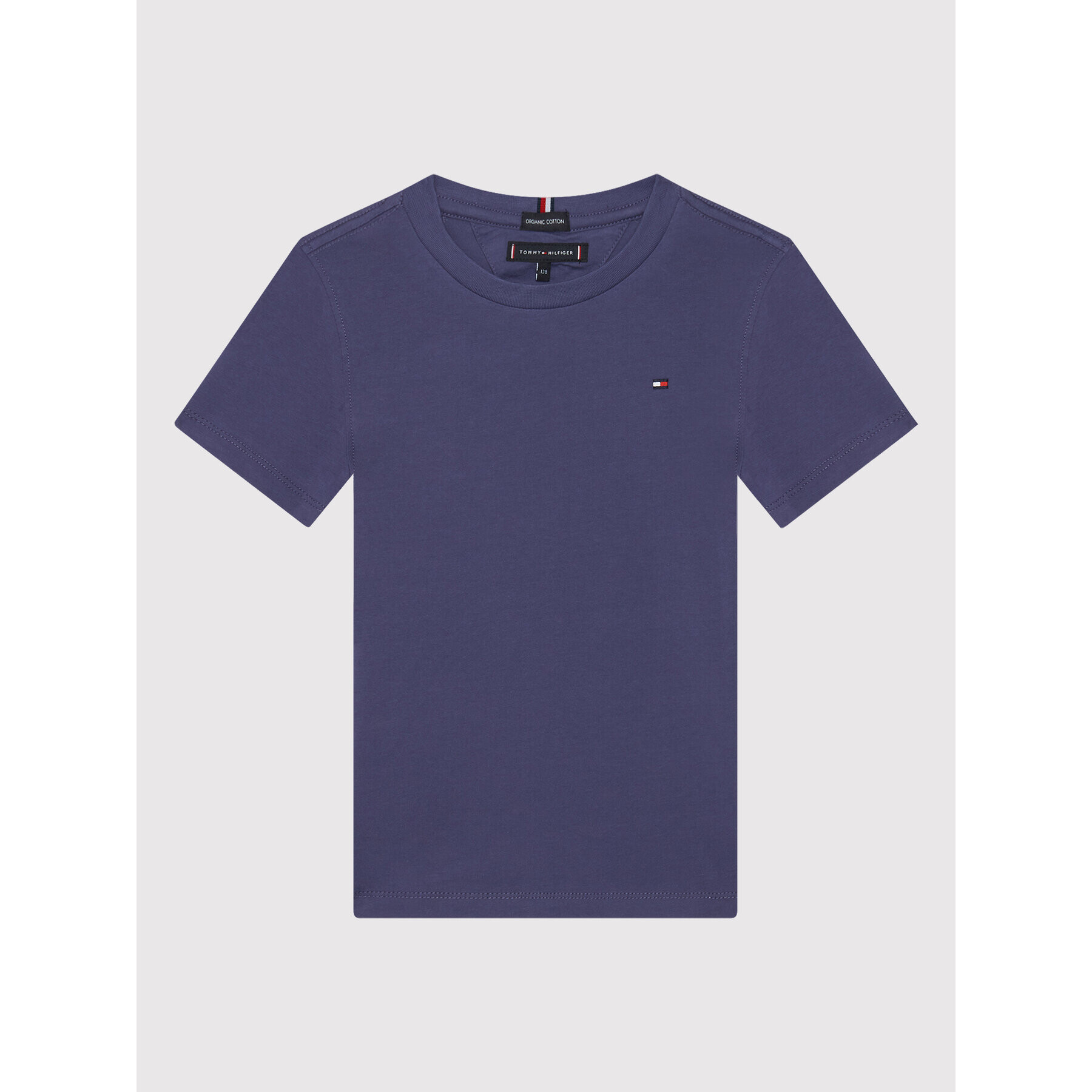 Tommy Hilfiger Тишърт Essetnial KB0KB06879 M Тъмносин Regular Fit - Pepit.bg