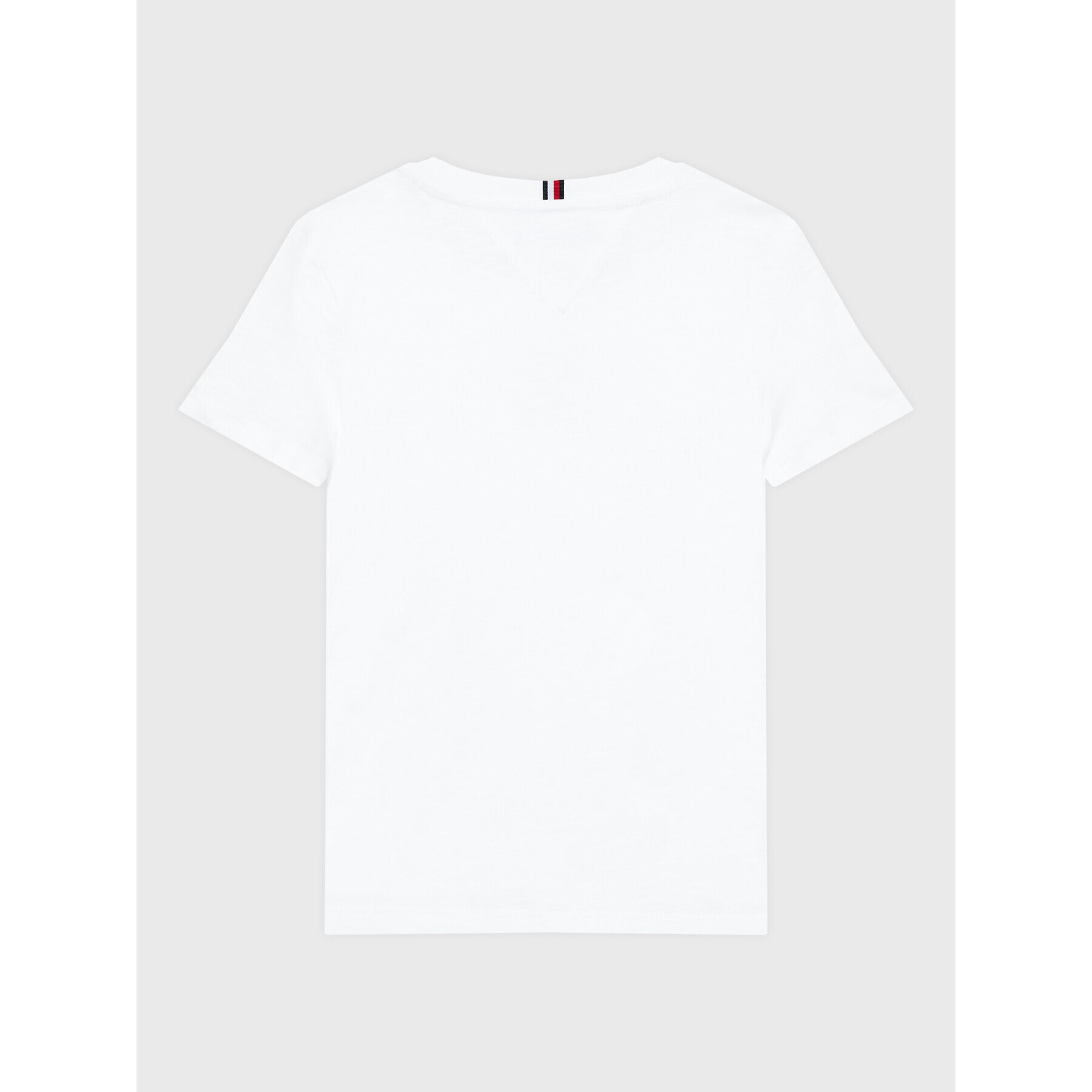 Tommy Hilfiger Тишърт Flag KB0KB08033 D Бял Regular Fit - Pepit.bg