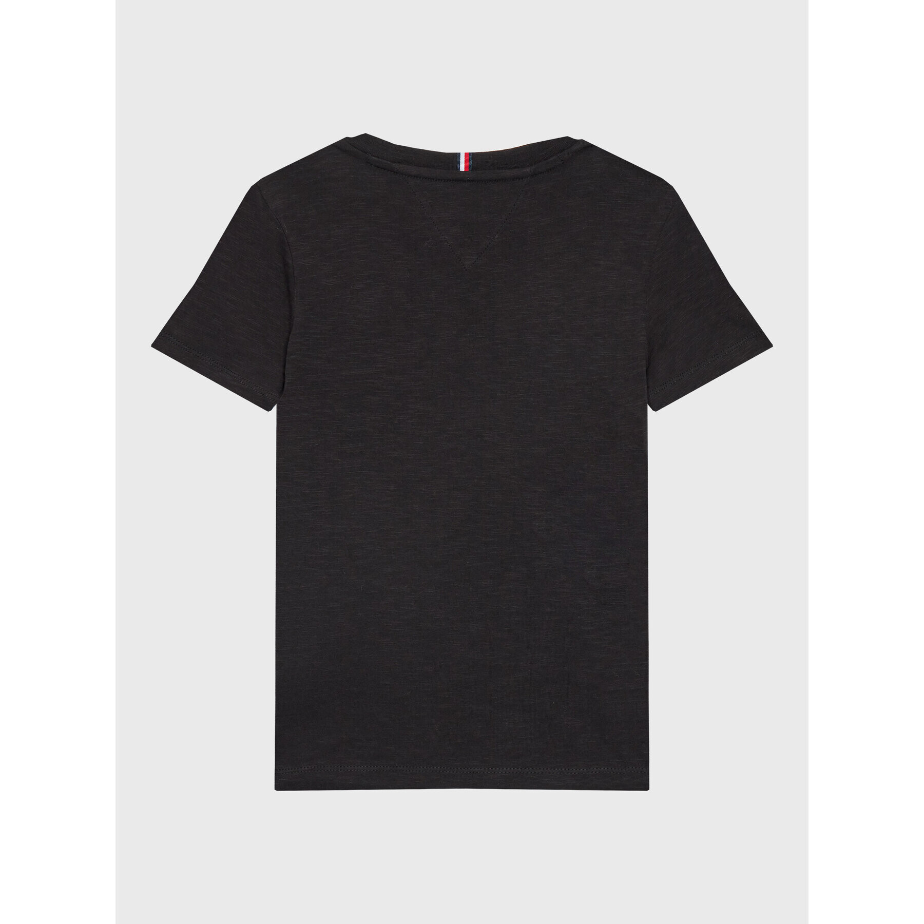Tommy Hilfiger Тишърт Flag KB0KB08033 M Черен Regular Fit - Pepit.bg