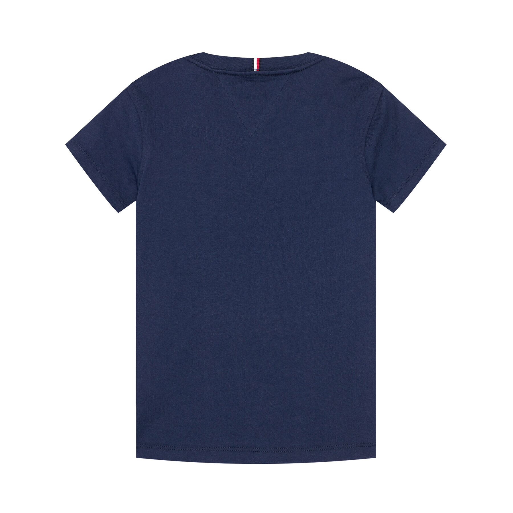 Tommy Hilfiger Тишърт Flag Rib Insert KB0KB06532 D Тъмносин Regular Fit - Pepit.bg