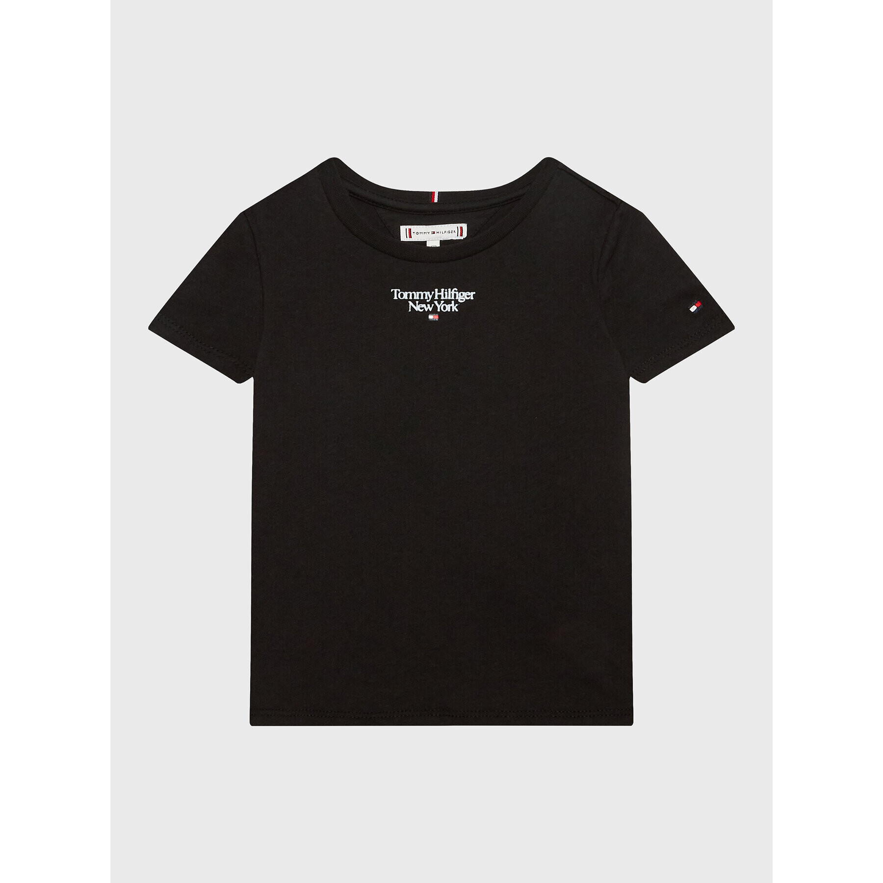 Tommy Hilfiger Тишърт Graphic KG0KG07083 D Черен Regular Fit - Pepit.bg